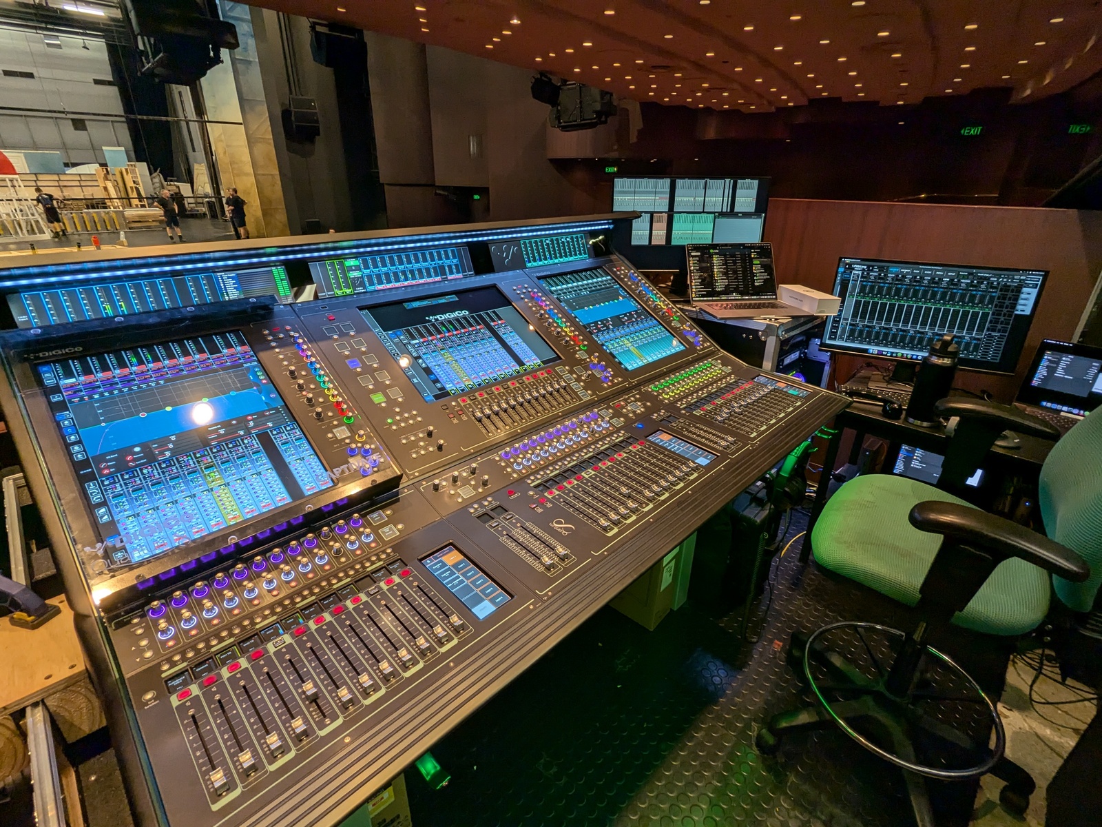 Apple Live Rig by issydl featuring DiGiCo SD7, Apple MacBook Pro (General), and Apple Mac Mini (General) and 1 more piece of gear