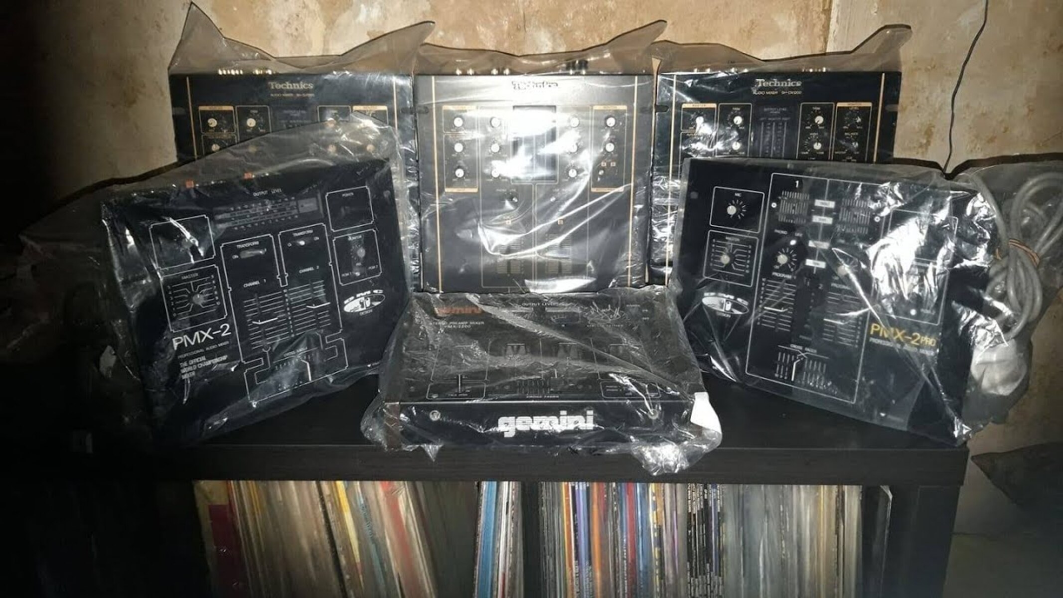 Technics DJ Setup by turn_tables featuring Technics SH-EX1200, Technics SH-DX1200, and Gemini PMX-2200 Jazzy Jeff Limited Edition and 1 more piece of gear