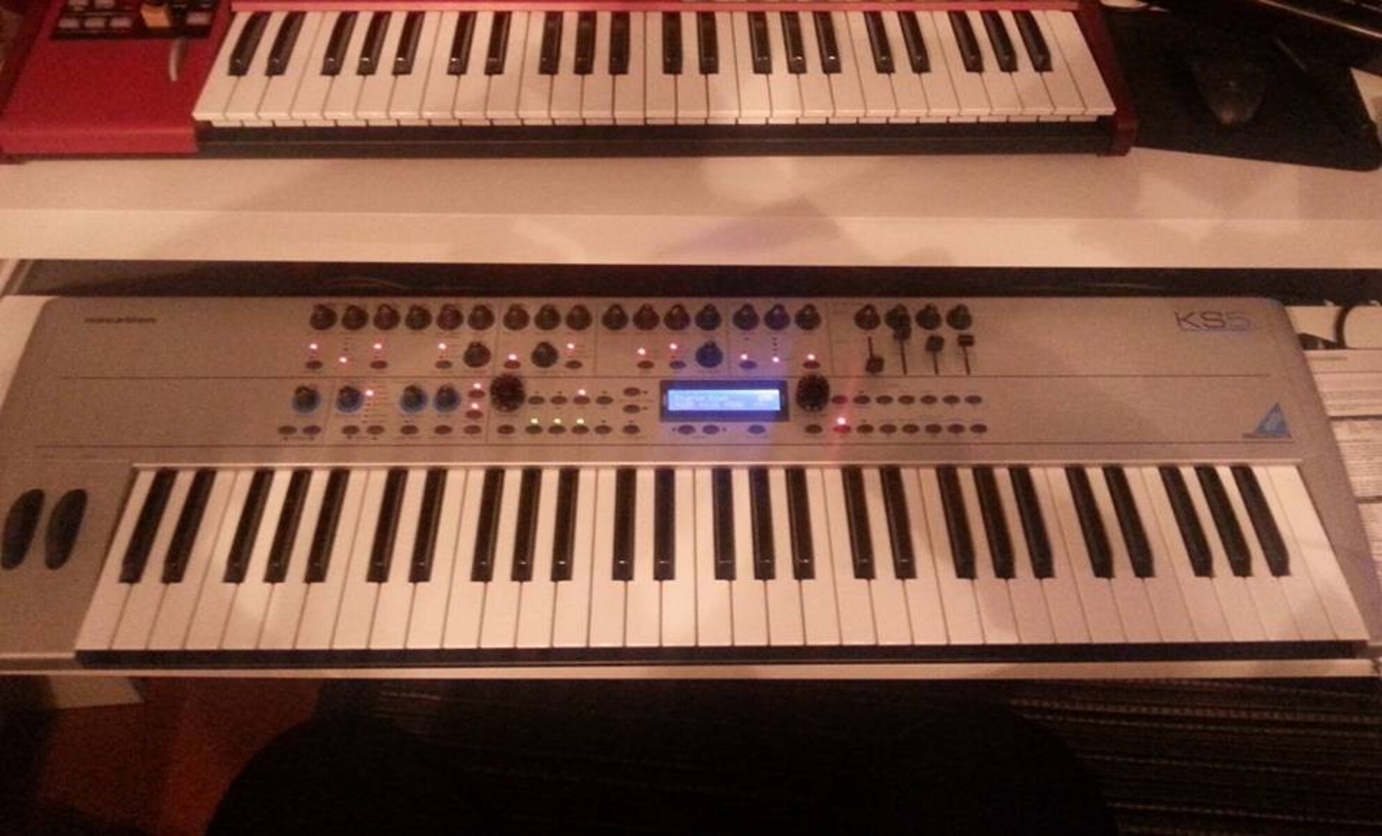 Studio Setup by maranaspacemarine featuring Novation KS5