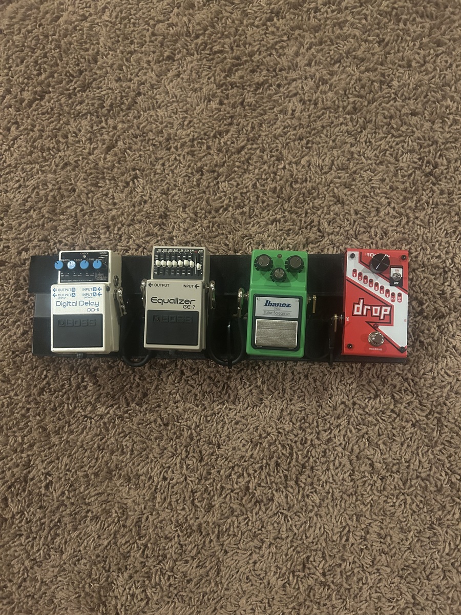 Metal Pedalboard by joepro182 featuring Boss DD-6 Digital Delay, DigiTech Drop, and Ibanez TS9 Tube Screamer and 2 more pieces of gear
