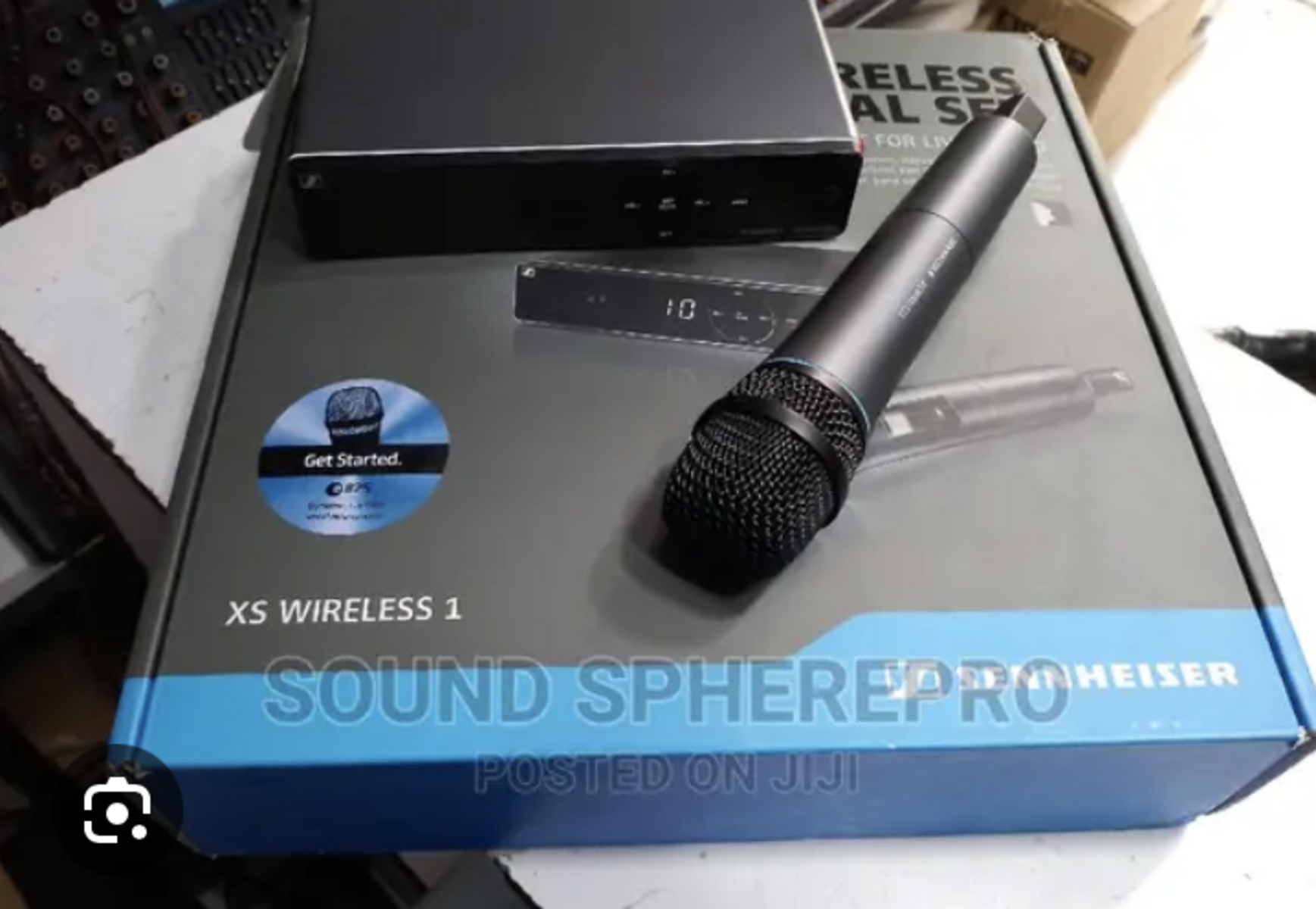 Studio Setup by zachary_kilduff featuring Sennheiser XSW 1-825 A-Band Vocal Set