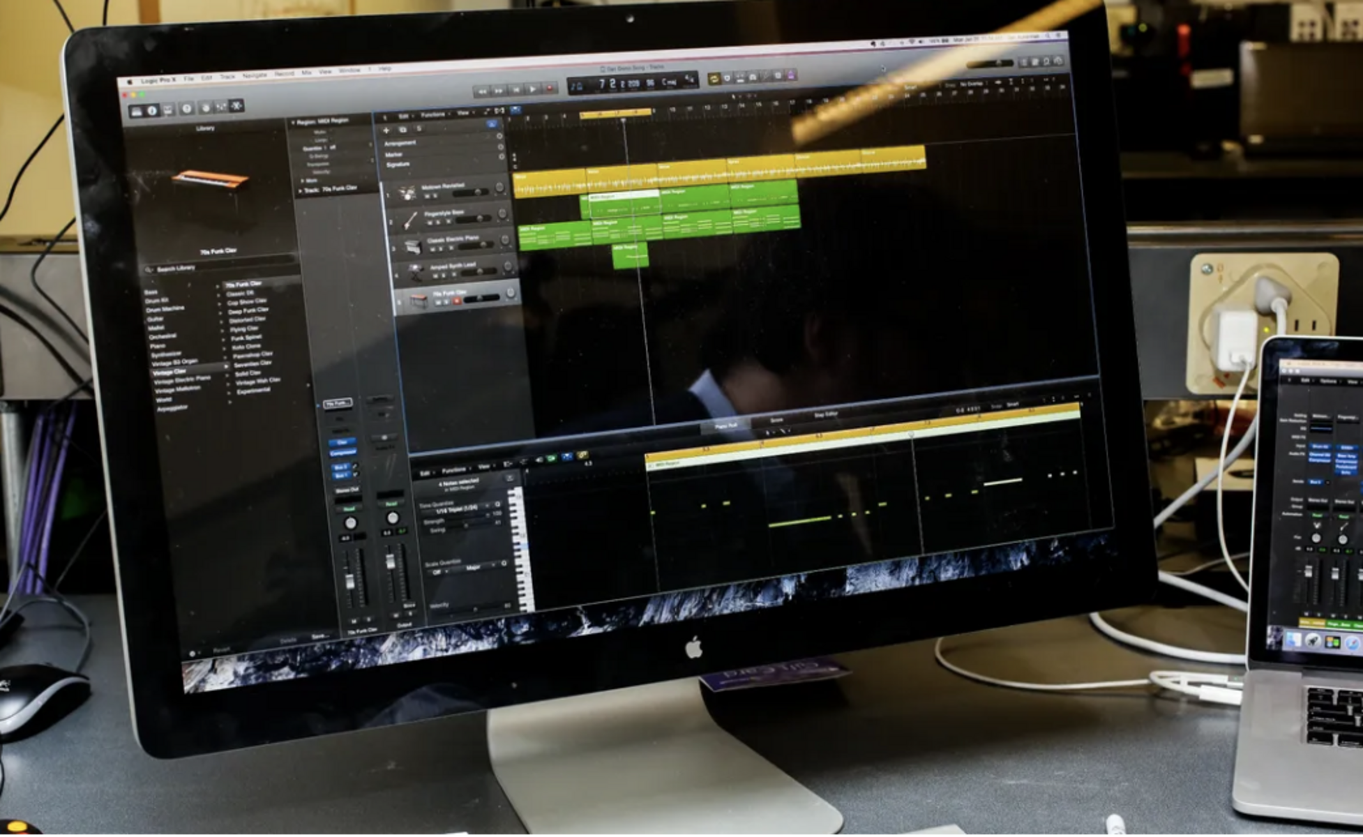 Electronic Studio Setup by zachary_kilduff featuring Apple Logic Pro