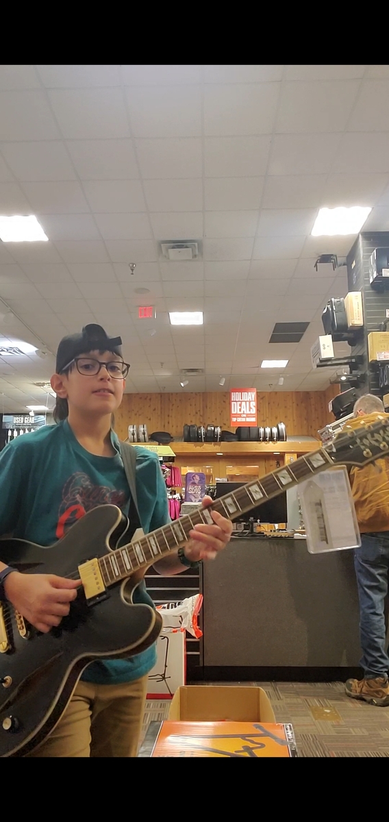 Music Gear Setup by holdengarciamusic featuring Epiphone Sheraton Stealth Emily Wolfe Signature