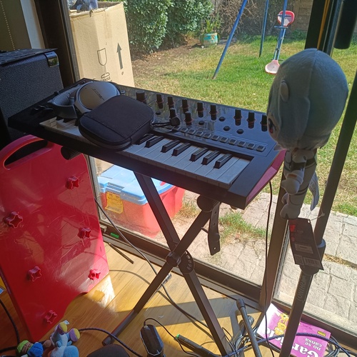 Photo of Laney LG20R and more gear in a synths