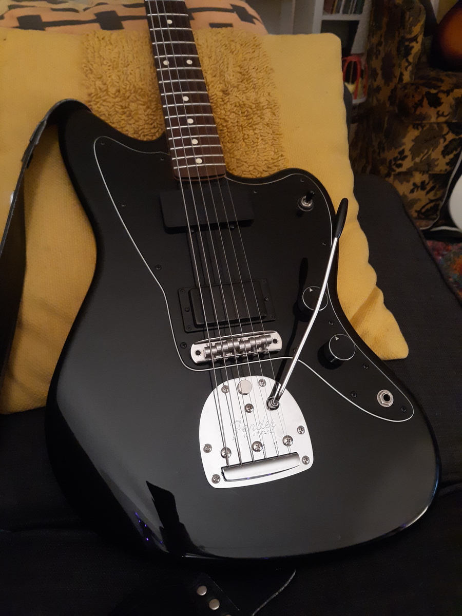 Music Gear Setup by fadetobeige featuring Fender Blacktop Jazzmaster