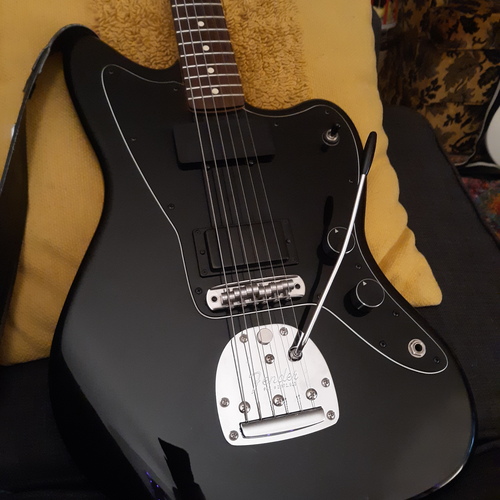 Photo of Fender Blacktop Jazzmaster in a guitar