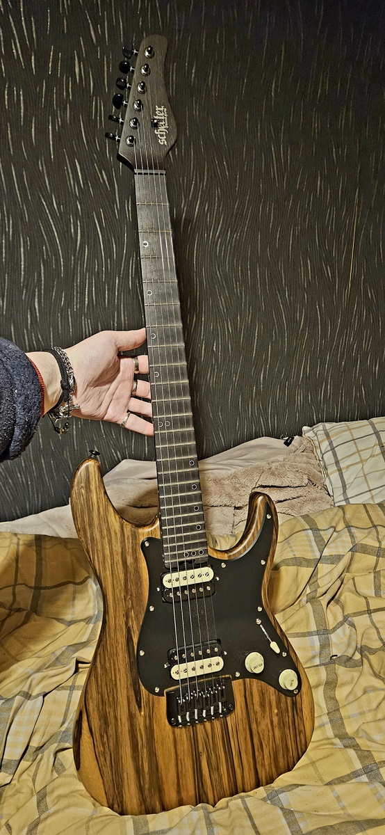 Music Gear Setup by ontheshouldersofgiants featuring Schecter Sun Valley Super Shredder Exotic HH Hardtail