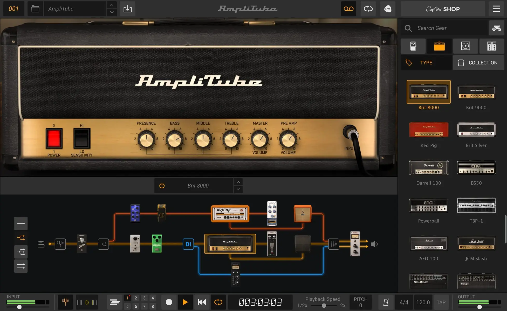 Amp Rig by ruru featuring IK Multimedia AmpliTube 5