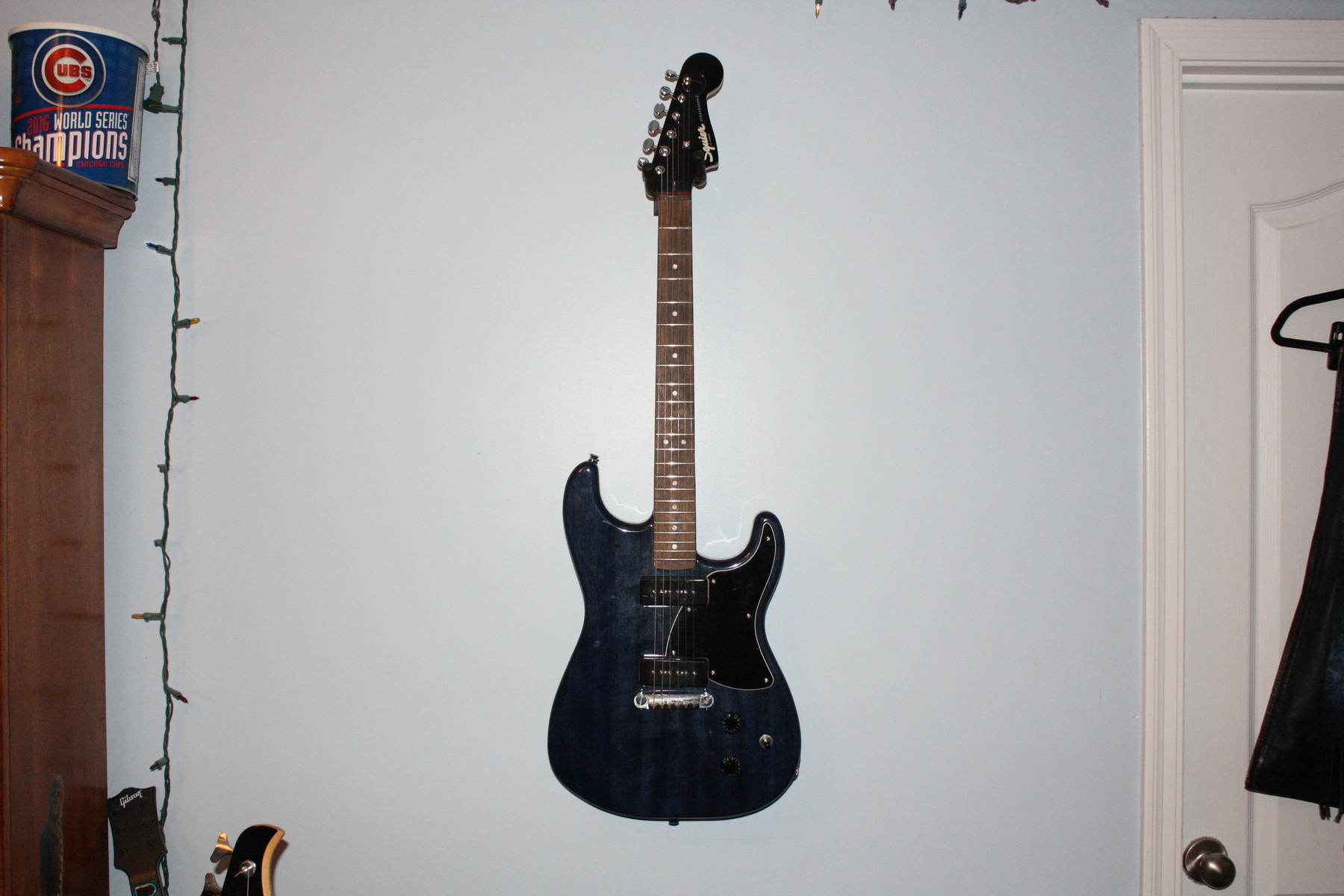 Music Gear Setup by thepancakeuni featuring Squier Paranormal Strat-O-Sonic Electric Guitar