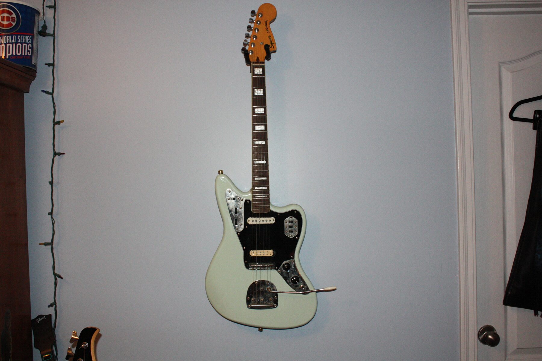Music Gear Setup by thepancakeuni featuring Squier Classic Vibe '70s Jaguar, Seymour Duncan JB Jr. Strat - bridge, and Hipshot Tuners