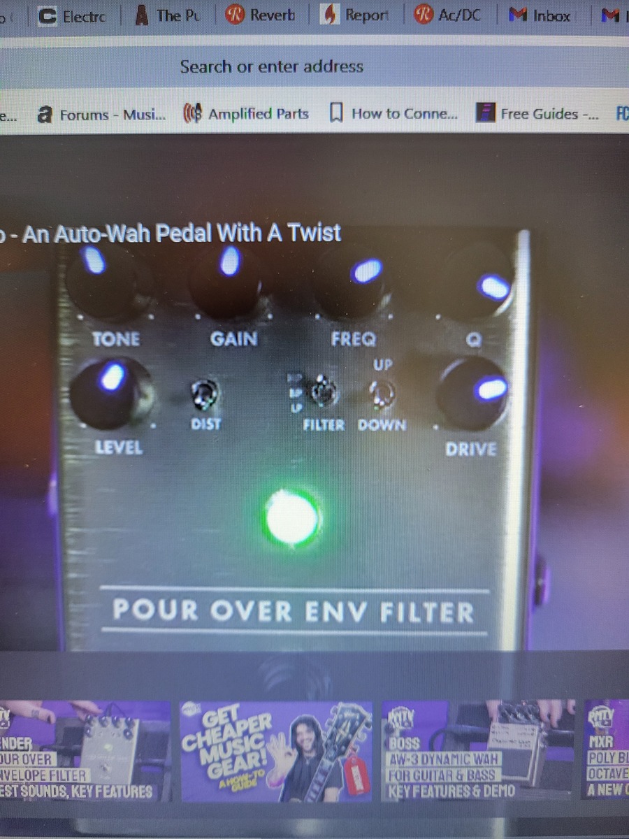 Pedalboard by sevenheart featuring Fender Pour Over Envelope Filter