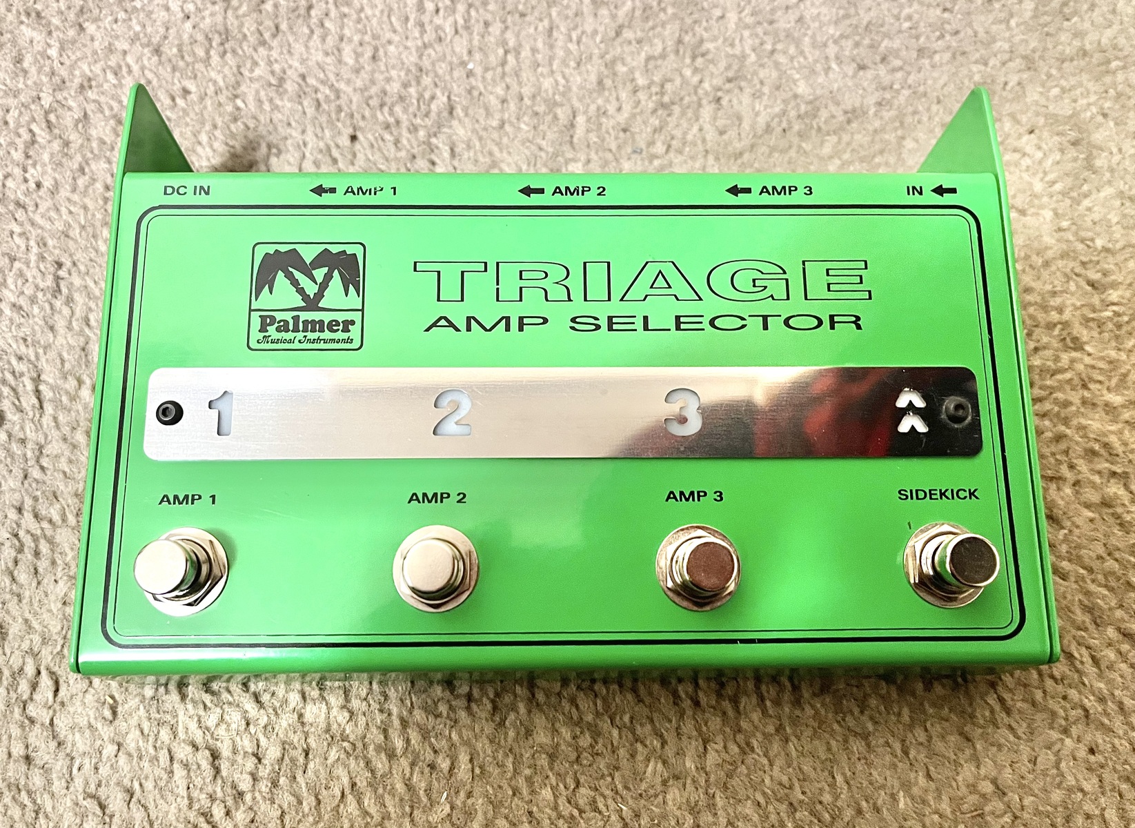 Pedalboard by akidcalledoutlaw featuring Palmer Triage Amplifier Selector