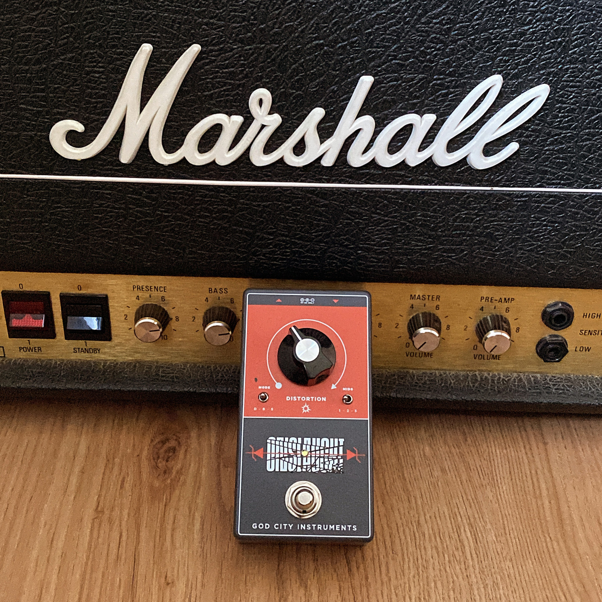 Marshall Pedalboard by axel_tnl featuring Marshall JMP 2204 Mk II Master Lead 50w and God City Instruments Onslaught