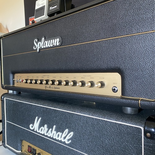 Photo of Splawn Amplification Quickrod and more gear in a guitar, amplifier, and pedalboard