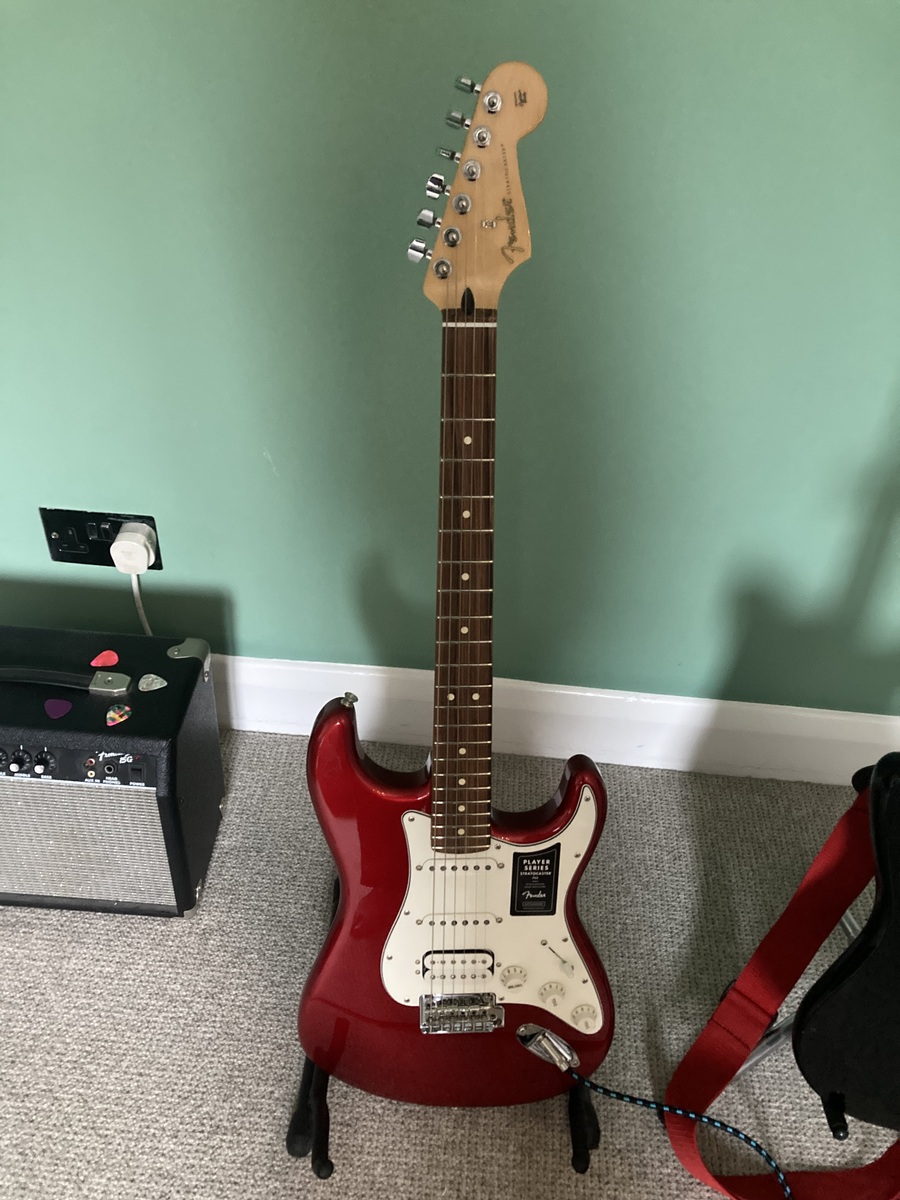 Metal Music Gear Setup by zevfine featuring Fender Player Series Stratocaster HSS