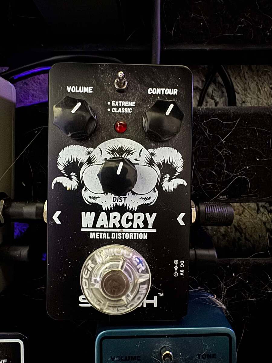 Pedalboard by jasonsguitaradventure featuring STRICH Warcry Metal Distortion