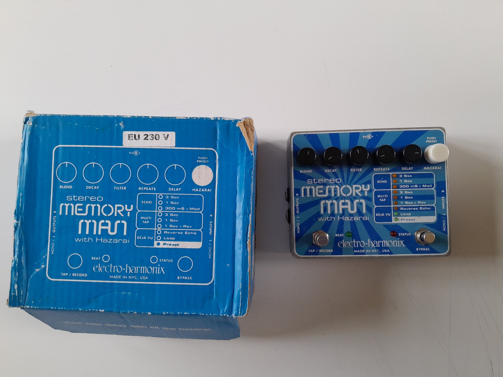 Pedalboard by eptel_oru featuring Electro-Harmonix Stereo Memory Man with Hazarai