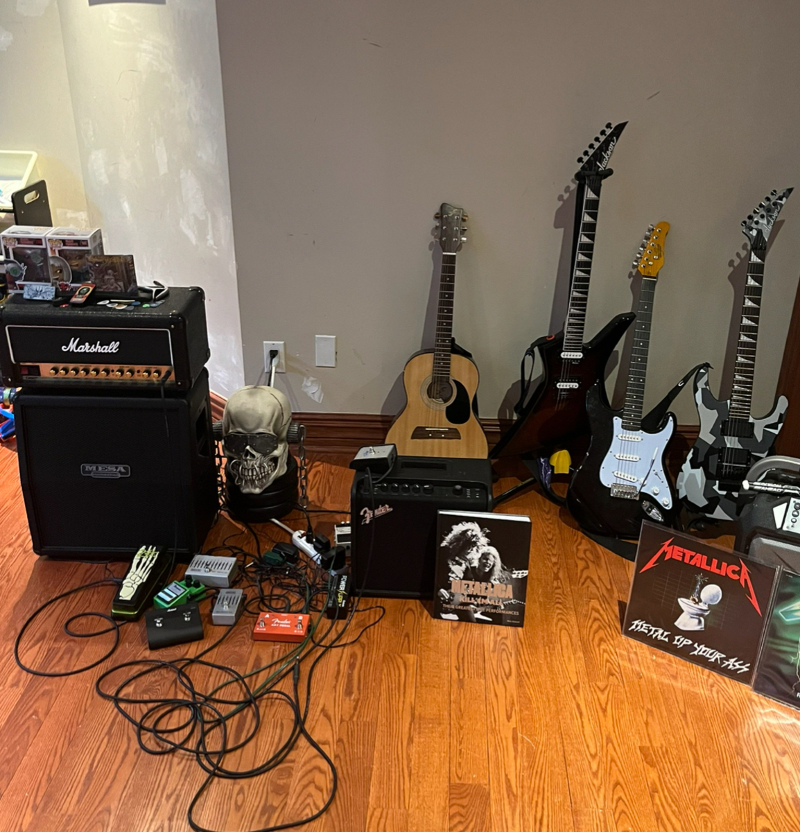 Metal Pedalboard by metalheadforlifeguitar featuring Marshall DSL20HR, Jackson X Series Soloist SLX DX Electric Guitar, and EMG Bone Breaker Pickups and 19 more pieces of gear
