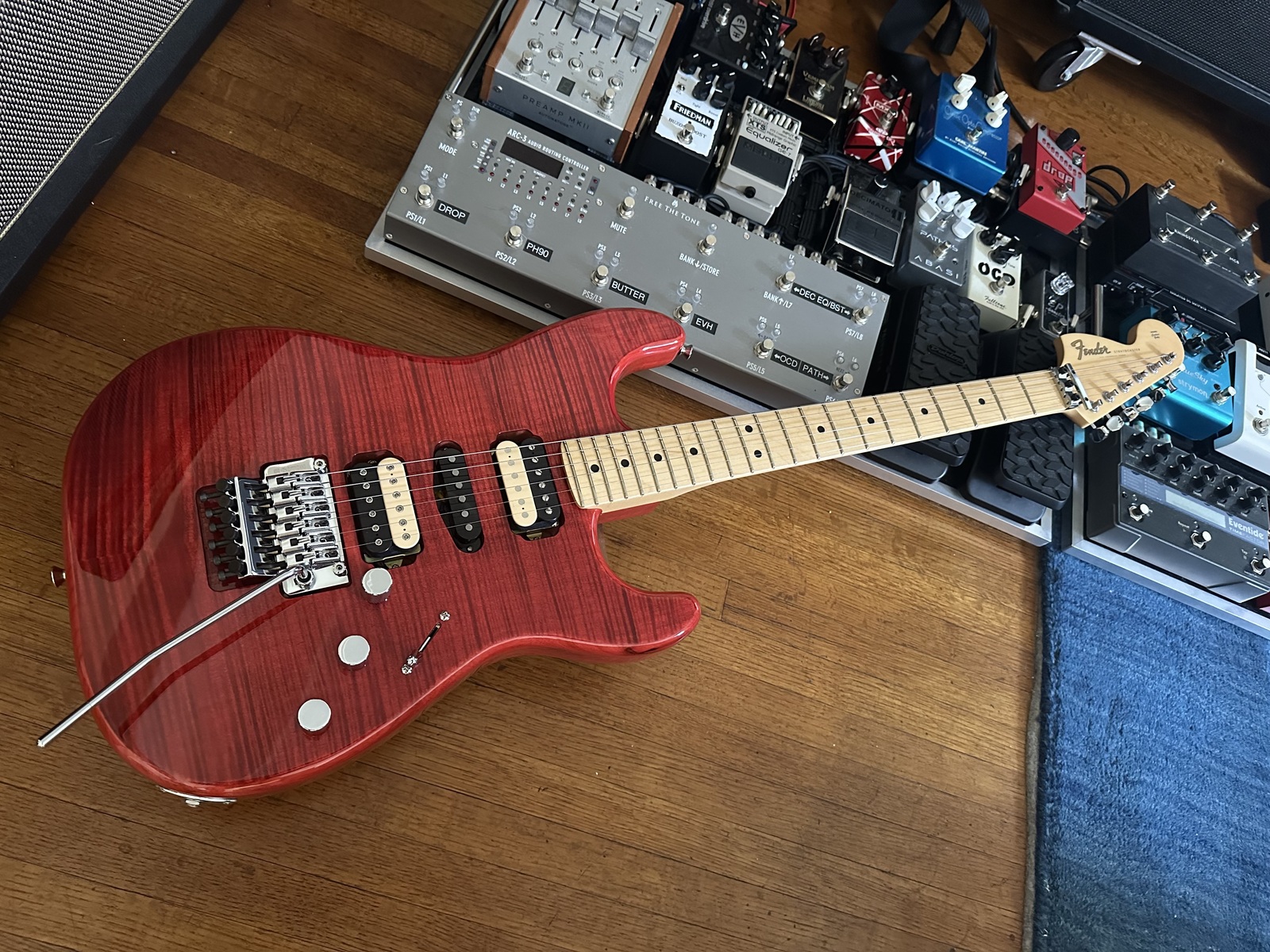 Music Gear Setup by edgedancer featuring Fender MIJ Michiya Haruhata Signature Stratocaster