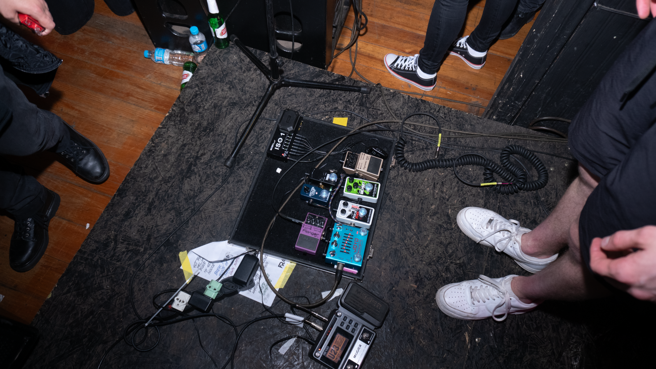 Pedalboard by augustozak featuring Joyo R-26 Monomyth Bass Preamp, Boss BF-3 Flanger, and Boss AW-3 Dynamic Wah and 5 more pieces of gear