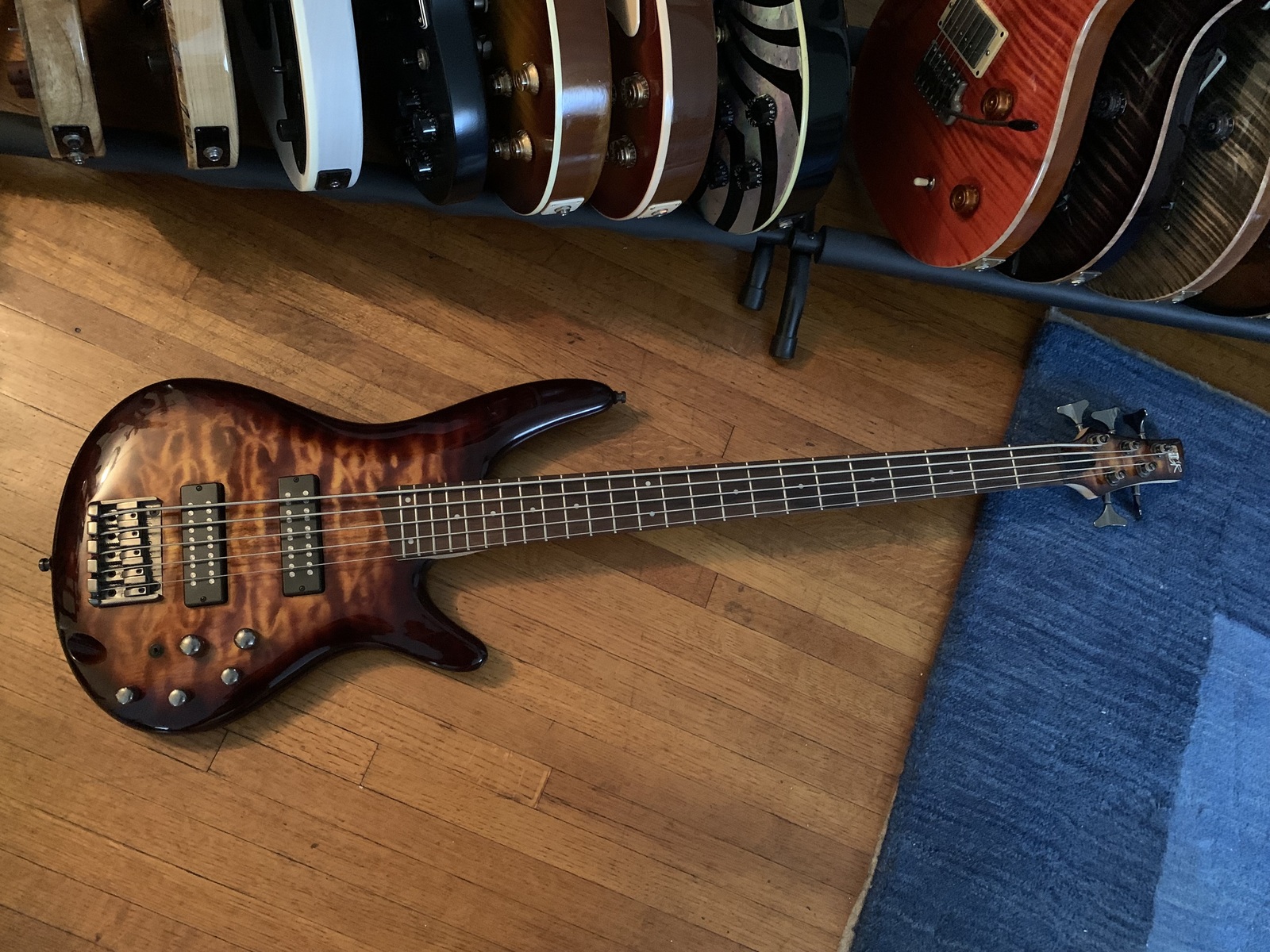 Studio Setup by edgedancer featuring Ibanez Standard SR405EQMDEB