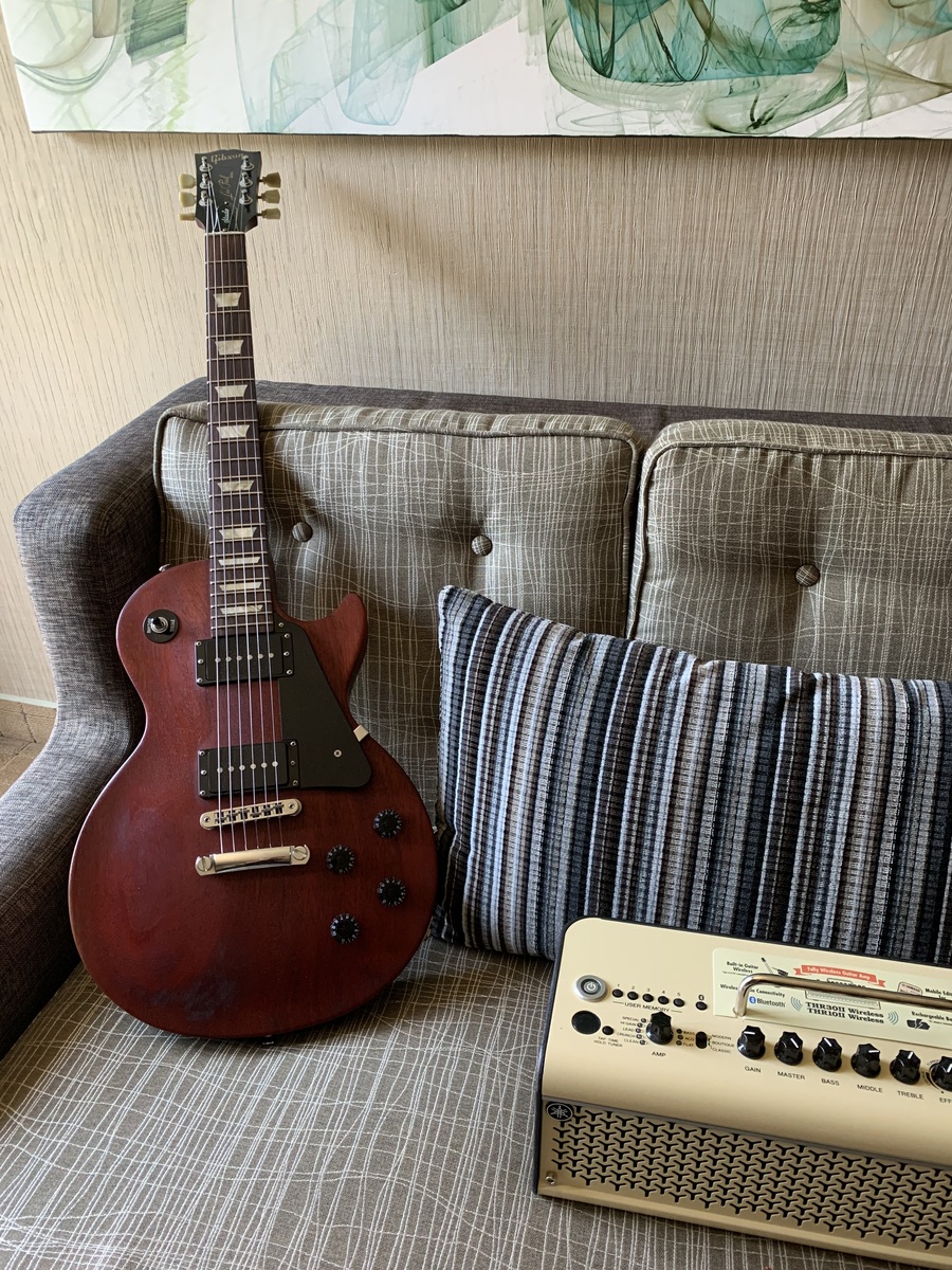Live Rig by edgedancer featuring 1996 Gibson Les Paul Studio Gem P-90's and Yamaha THR30II Wireless Desktop Amp
