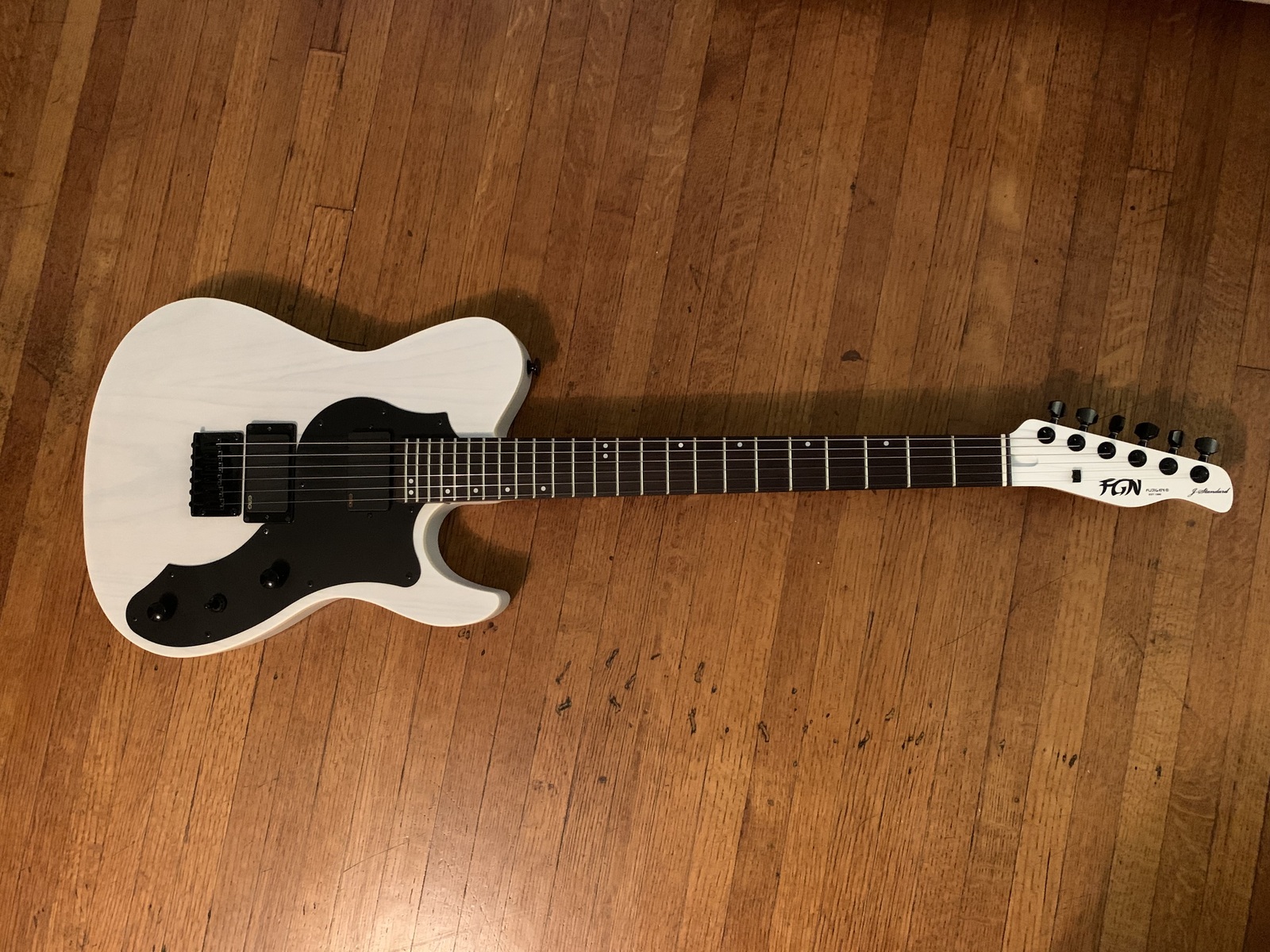 Studio Setup by edgedancer featuring FGN ILIAD ASH HH (EMG) Tele Headstock