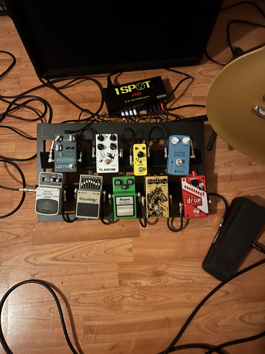 Metal Pedalboard by evan_samano featuring Walrus Audio Iron Horse V2, DigiTech Drop, and Ibanez TS9 Tube Screamer and 8 more pieces of gear