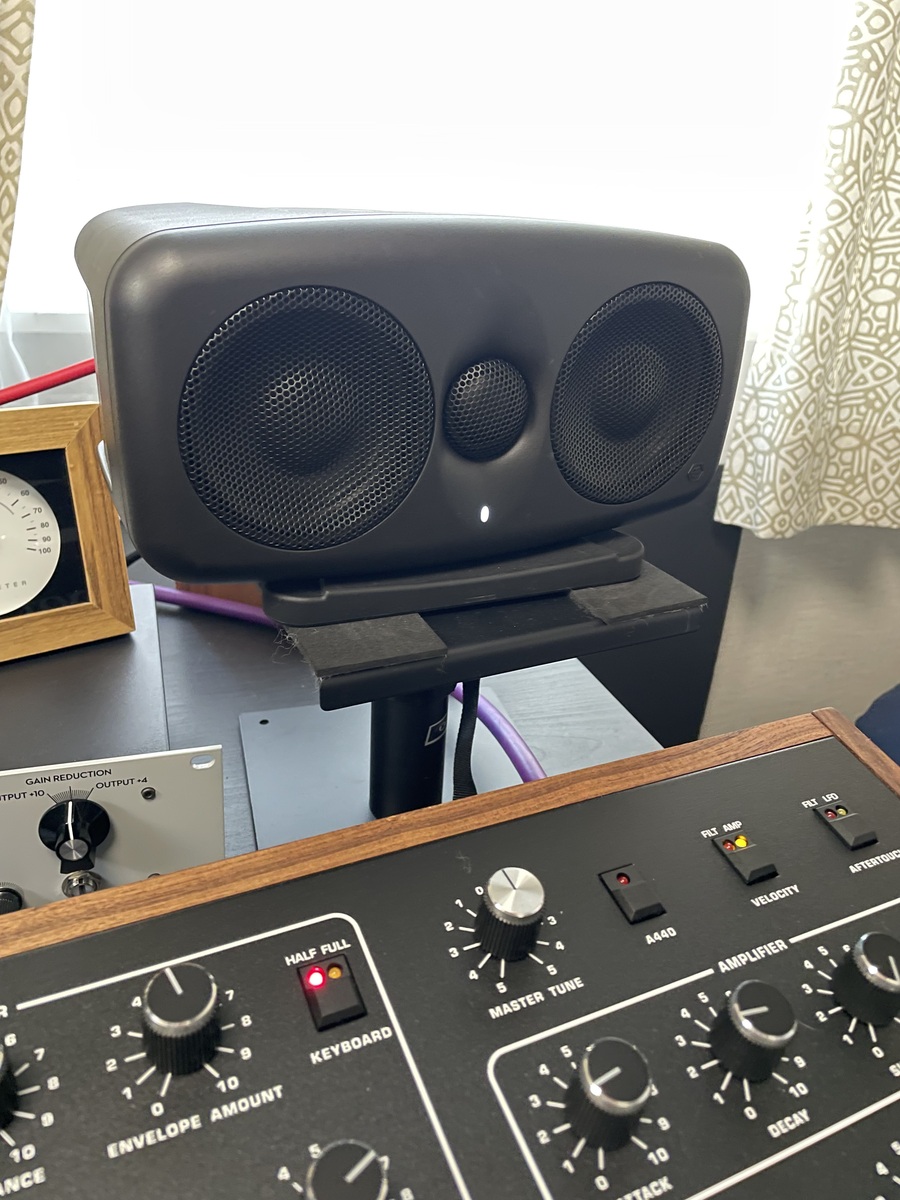 Studio Setup by yujidoromizu featuring IK Multimedia iLoud MTM MKII Powered Studio Monitor Pair