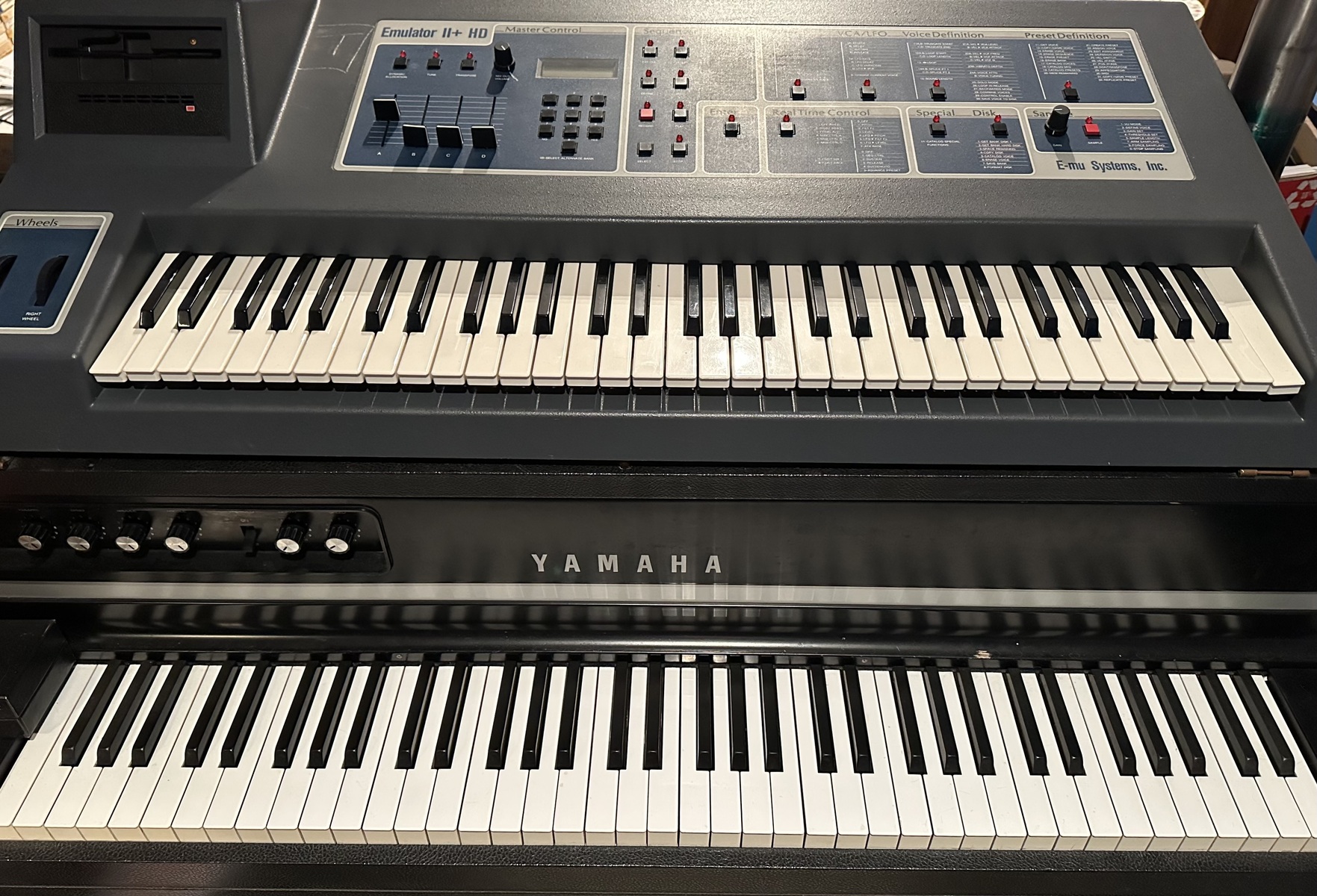 E-Mu Studio Setup by colman_jones featuring E-Mu Emulator II+ HD and Yamaha CP-70B