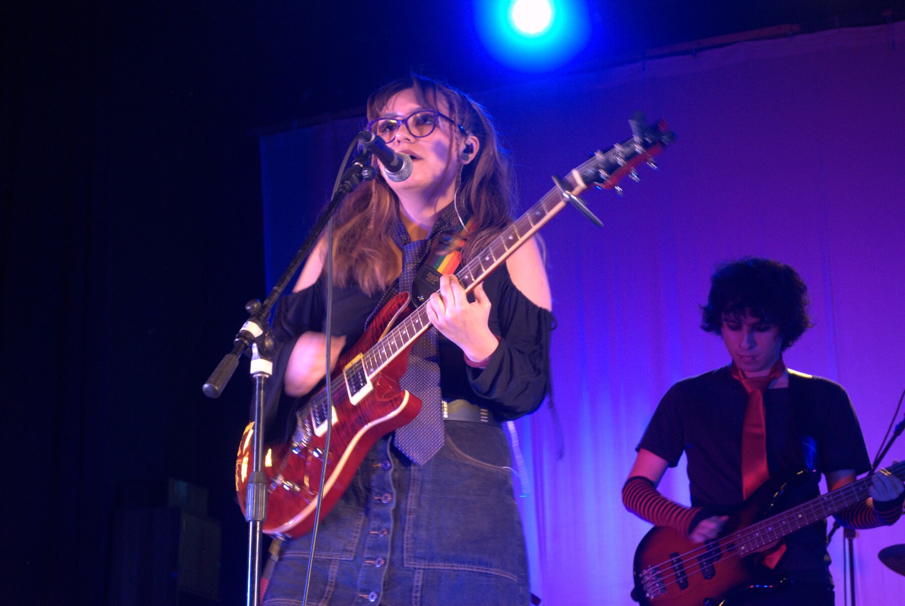 Live Rig by polymebea featuring Harley Benton CST-24T, Ernie Ball Rainbow Polypro, and Olympia LX-S2 Capo