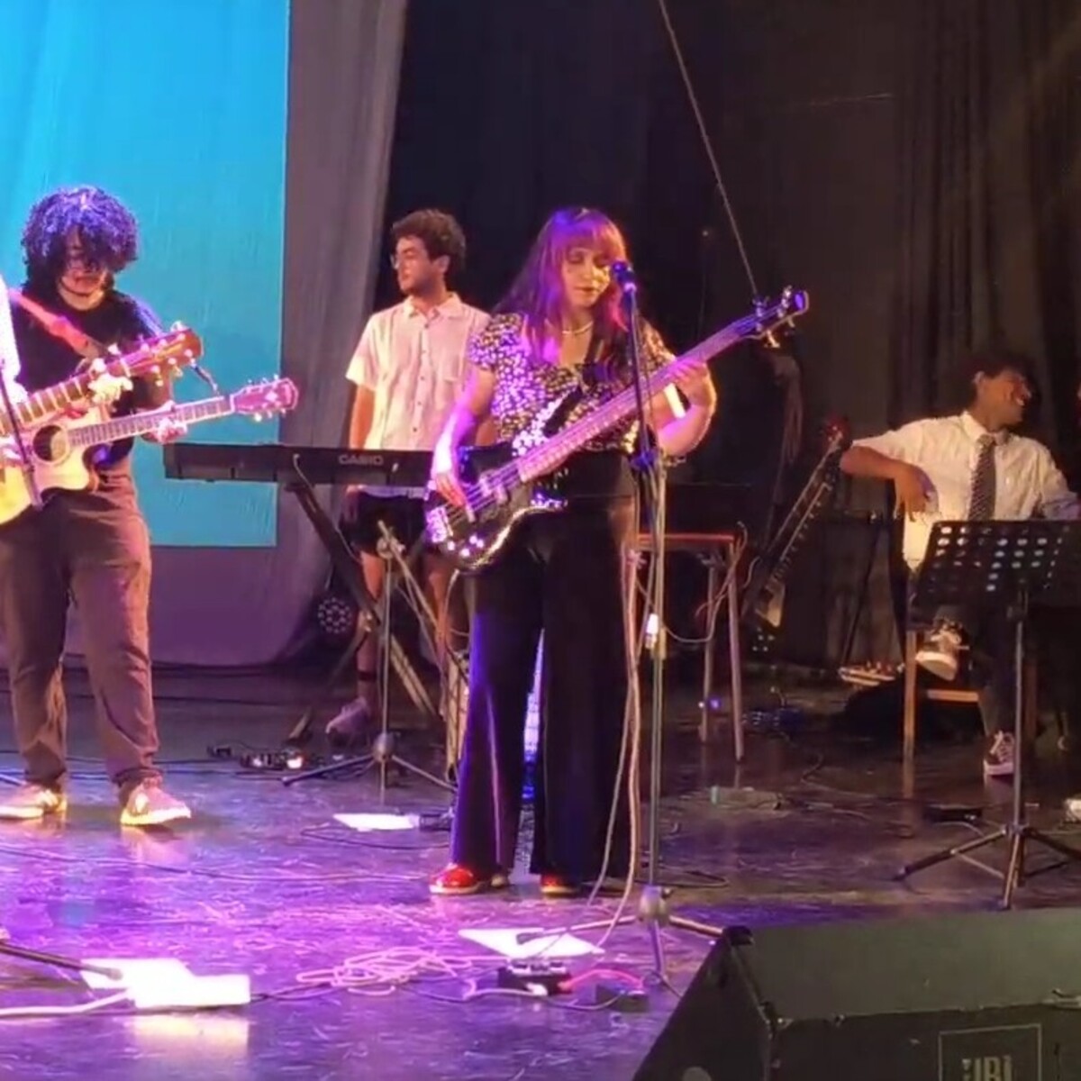 Punk Live Rig by polymebea featuring Ibanez GSR 190 electric 4 string bassguitar and Ernie Ball Rainbow Polypro