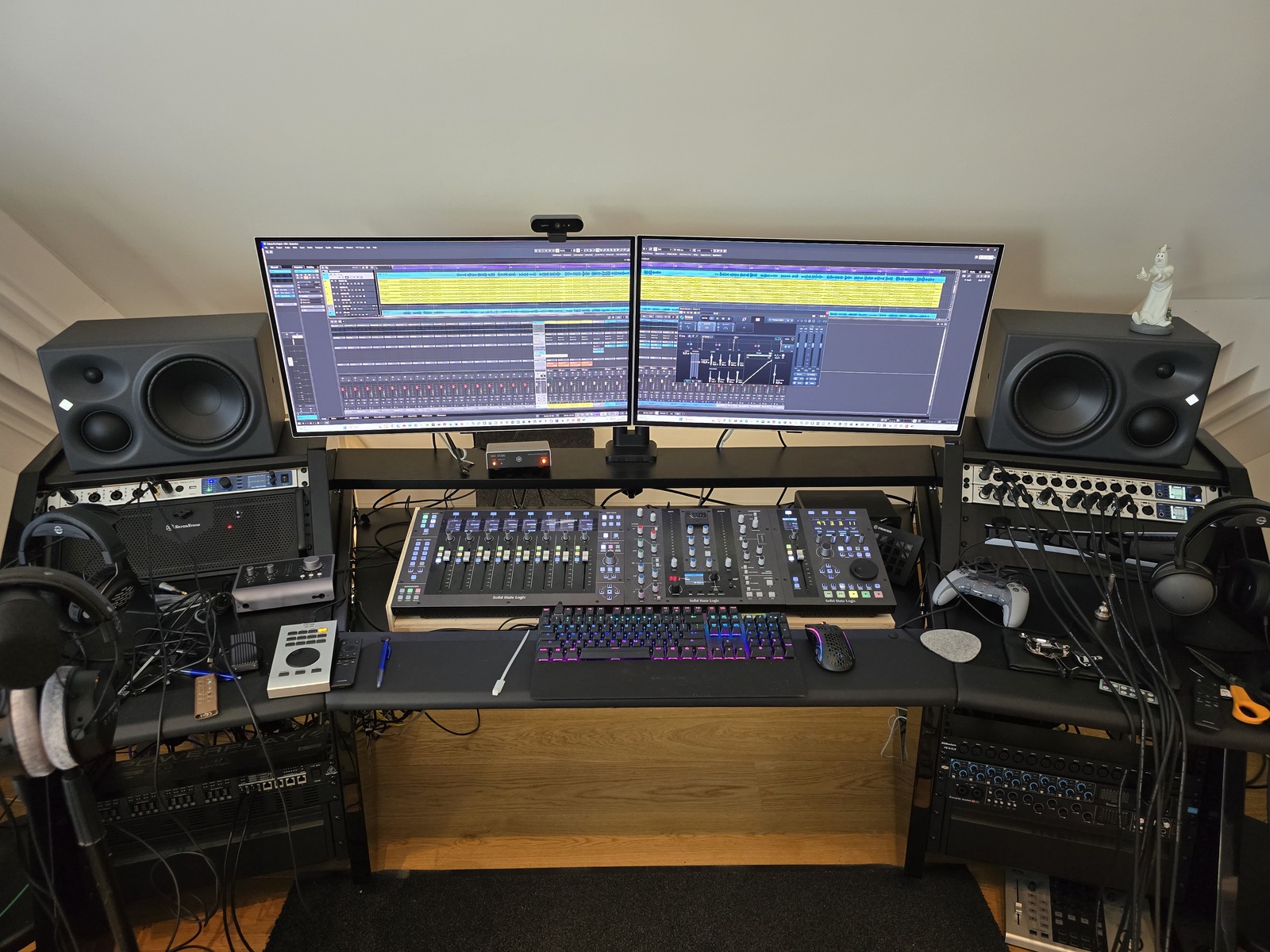 Electronic Studio Setup by christian_van_someren featuring RME Fireface UFX III, RME 12mic, and Solid State Logic UF8 and 12 more pieces of gear
