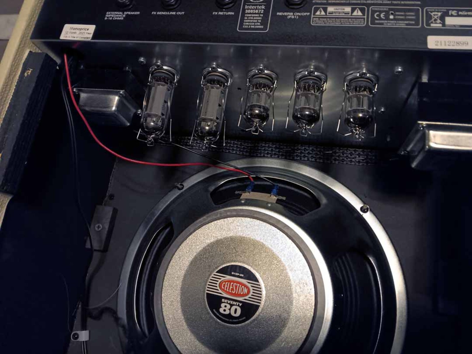 Celestion Amp Rig by jeremy_crockett featuring Monoprice Stage Right 15-Watt Tube Amp and Celestion Seventy 80 80W, 12" Guitar Speaker