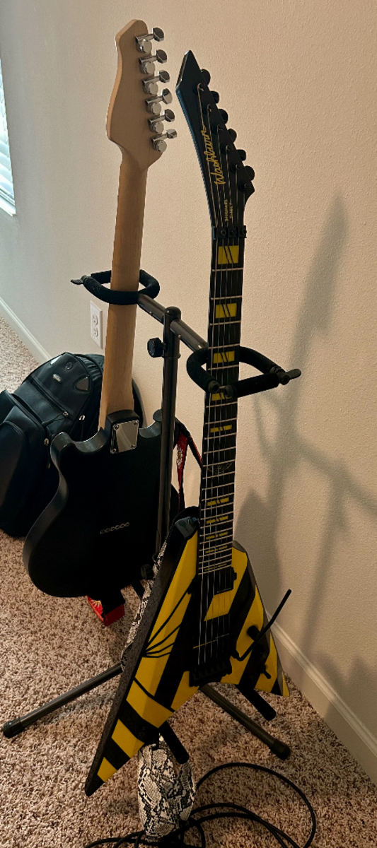 Studio Setup by vortex3 featuring Washburn Parallaxe V260FR-Michael Sweet