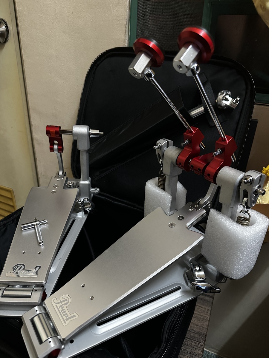 Drum Kit by florence featuring Pearl Demon XR Direct-drive Single Bass Drum Pedal