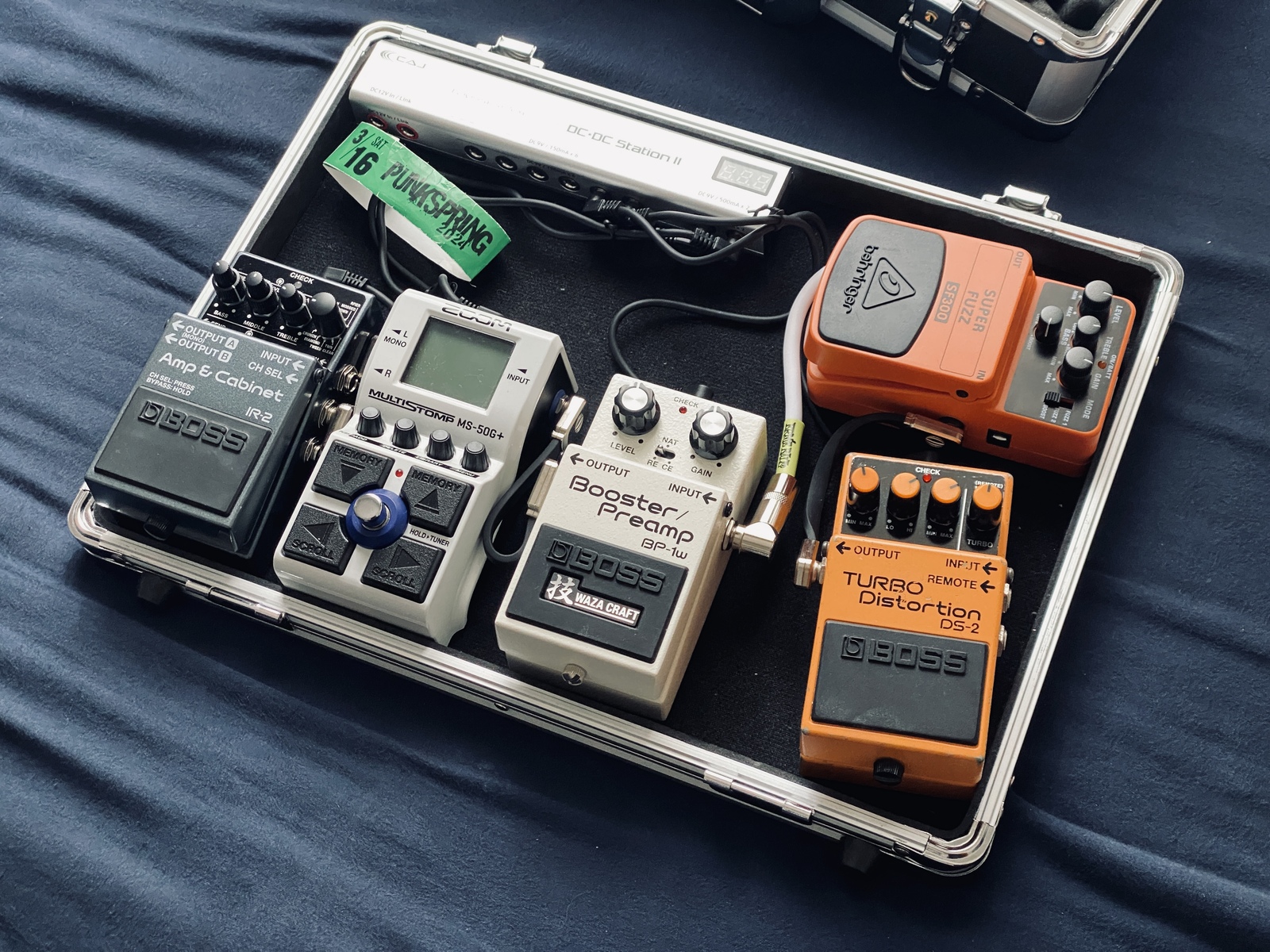 Boss Pedalboard by jinx_02 featuring Boss BP-1W Booster/Preamp Waza Craft, Behringer SF300 Super Fuzz, and Boss DS-2 Turbo Distortion and 2 more pieces of gear
