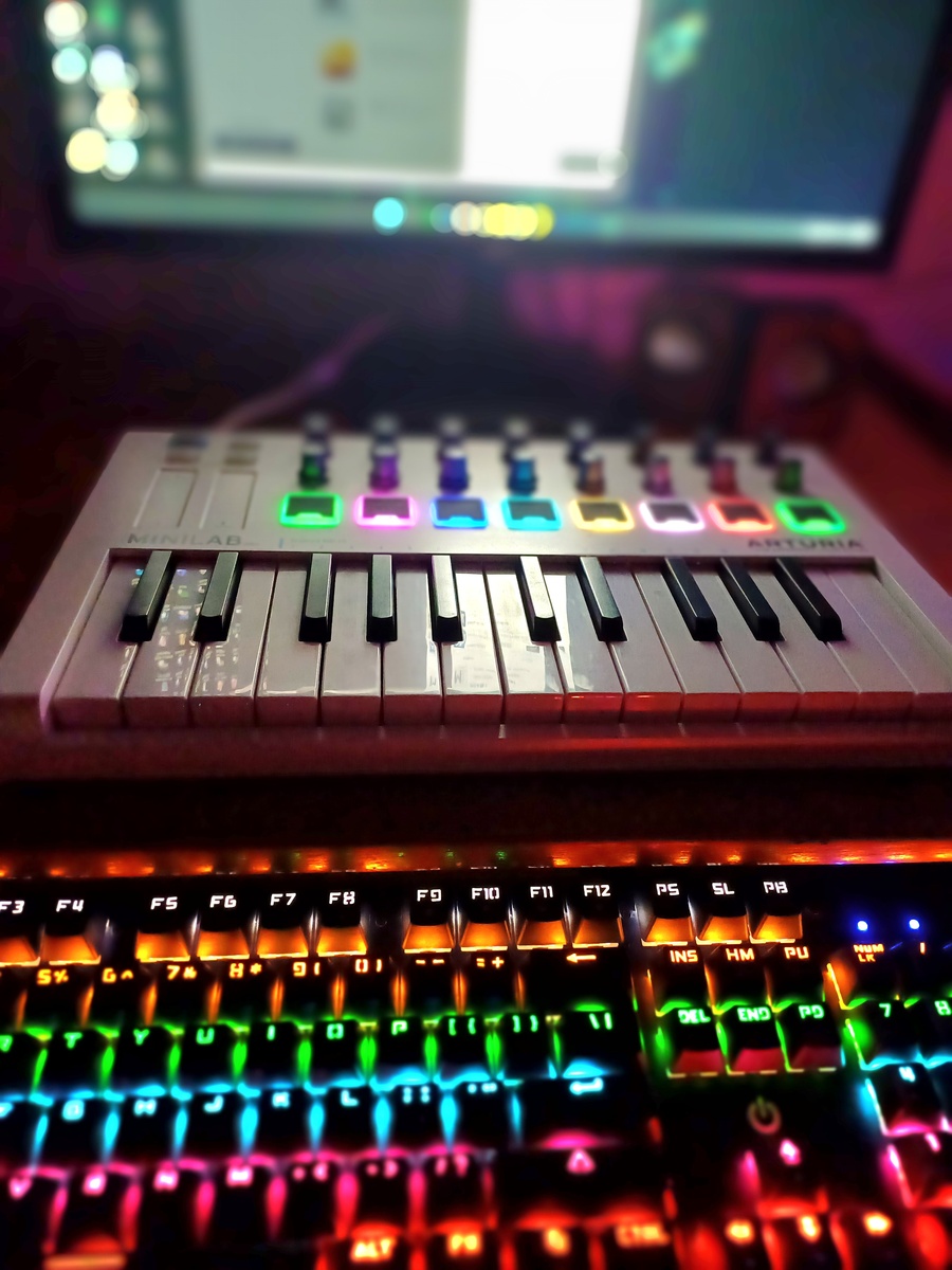Studio Setup by luibalc featuring Arturia MiniLab Mk II