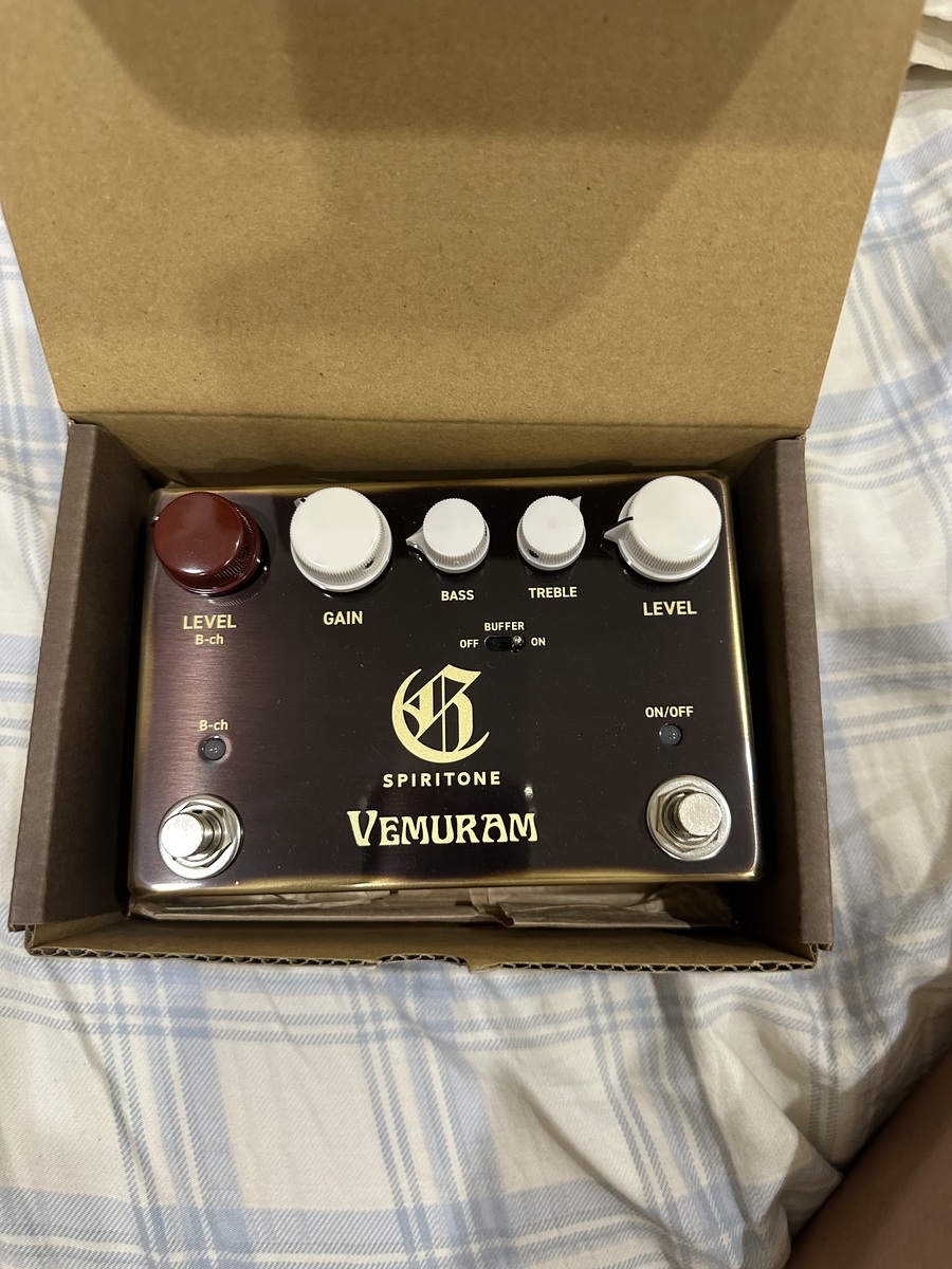 Pedalboard by tactiles featuring Vemuram Spiritone Overdrive