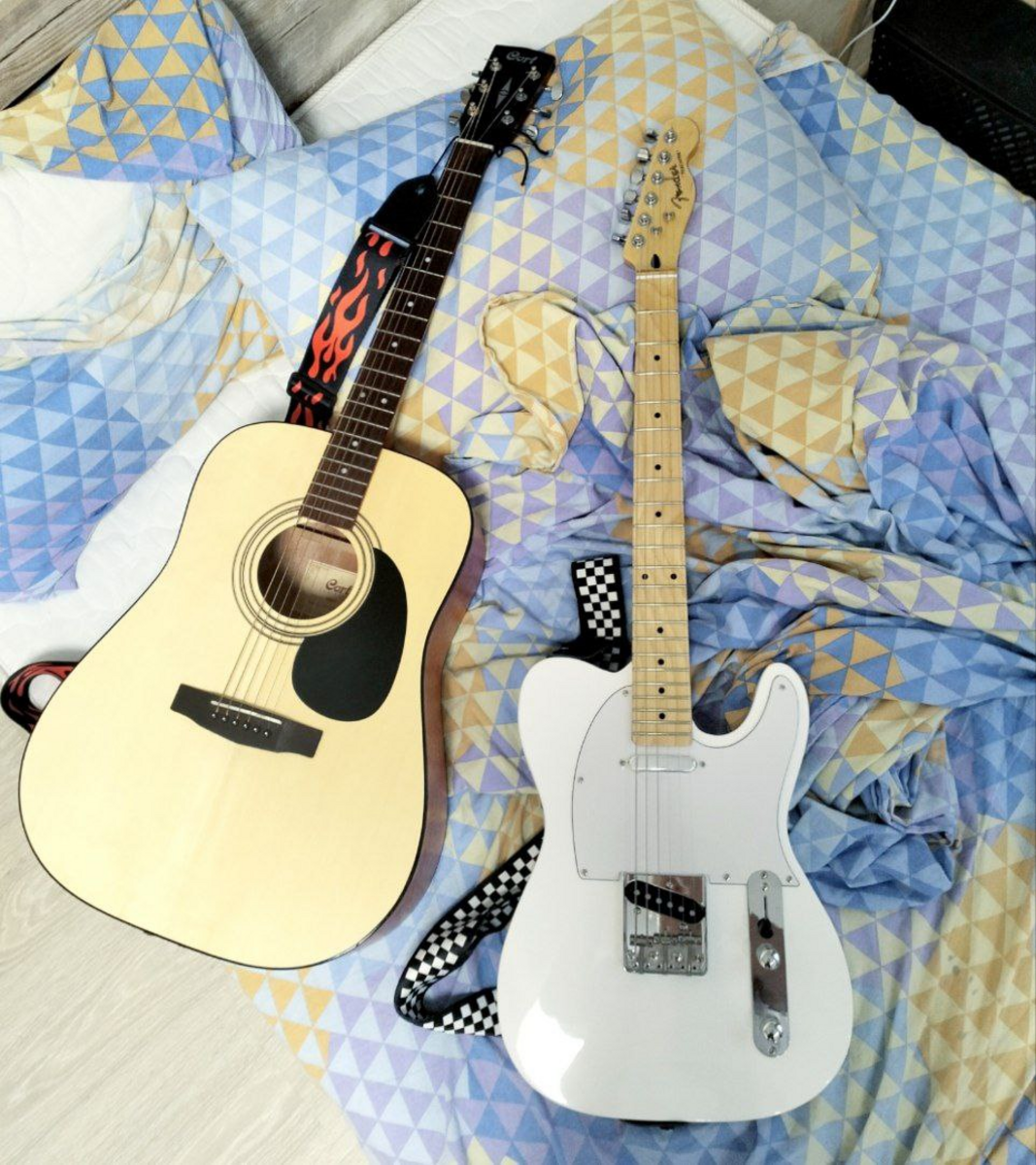 Country Music Gear Setup by pudjik777 featuring Cort AD-810 Op and Fender Telecaster
