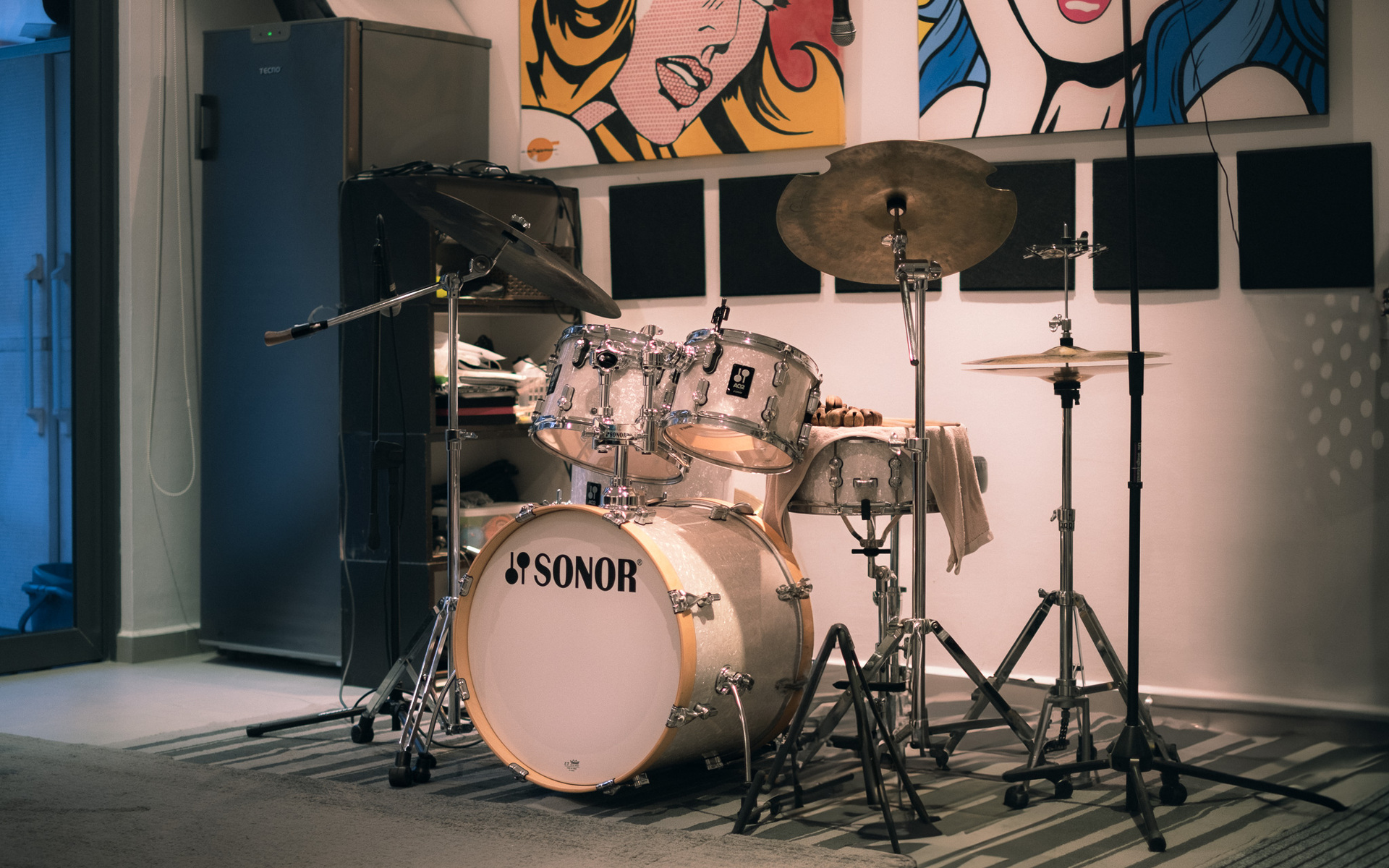 Drum Kit by jcthe7 featuring Sonor AQ2 Studio Set TSB