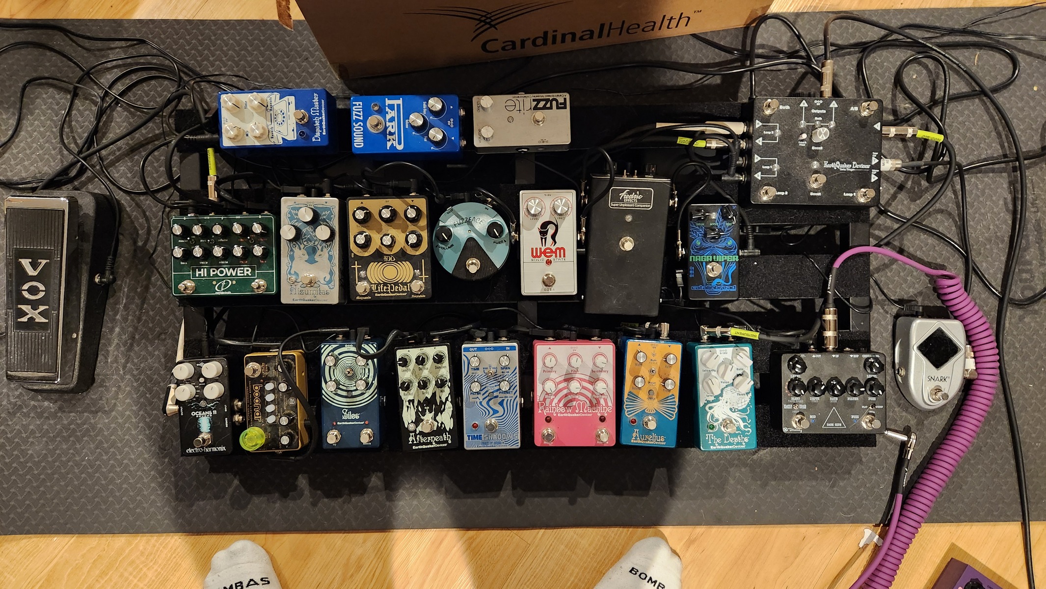 EarthQuaker Devices Pedalboard — Rock Guitarist's Gear | Equipboard