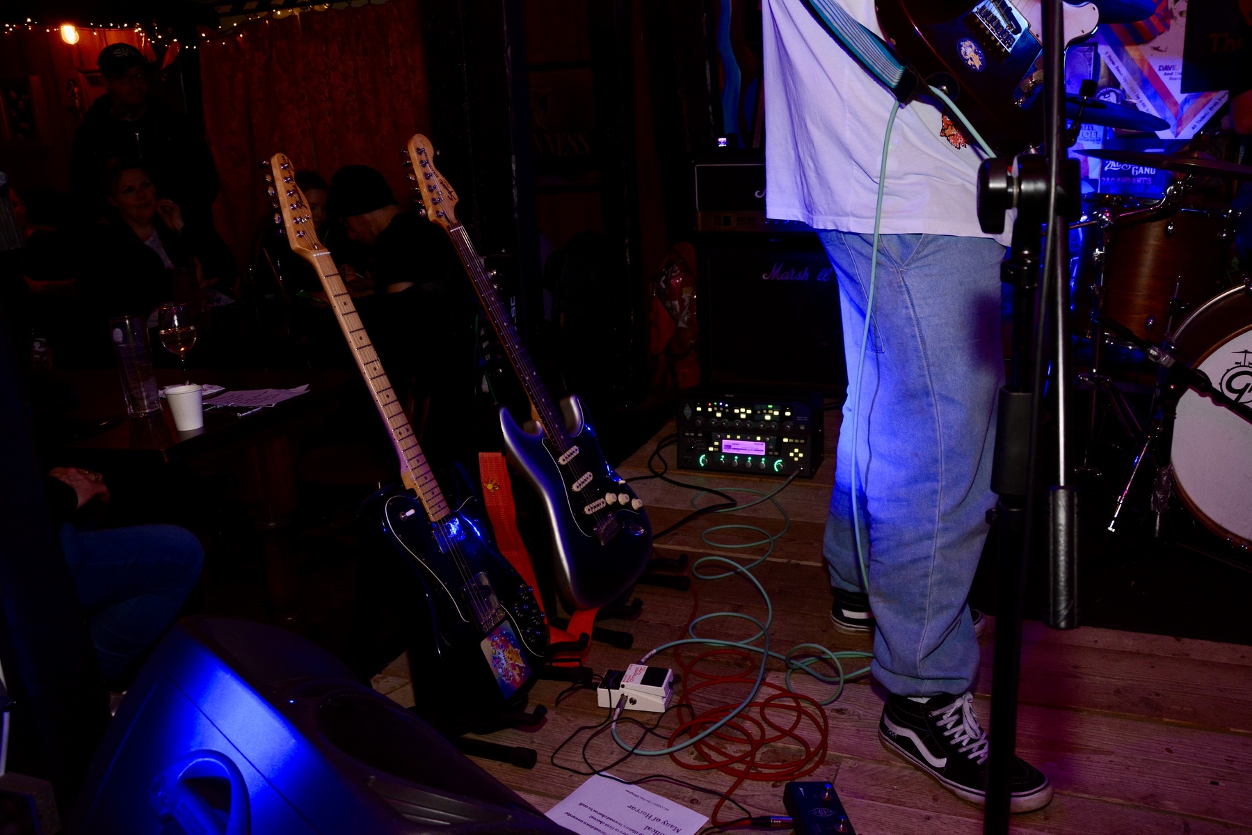 Pedalboard by deanince featuring Squier Standard Stratocaster, Boss TU-3 Chromatic Tuner, and Kemper Profiler Head and 1 more piece of gear