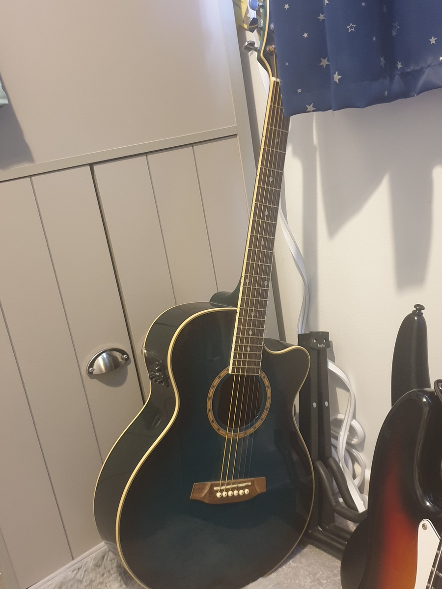 Music Gear Setup by kiko123 featuring Ashton Music Sl29ceq Slim Line Electro Acoustic Guitar