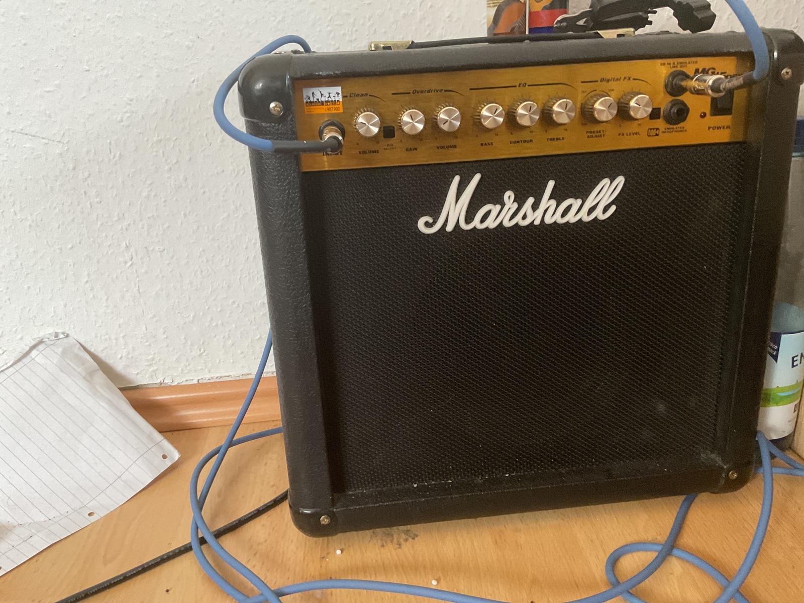Amp Rig by darian_dittmer featuring Marshall MG15DFX