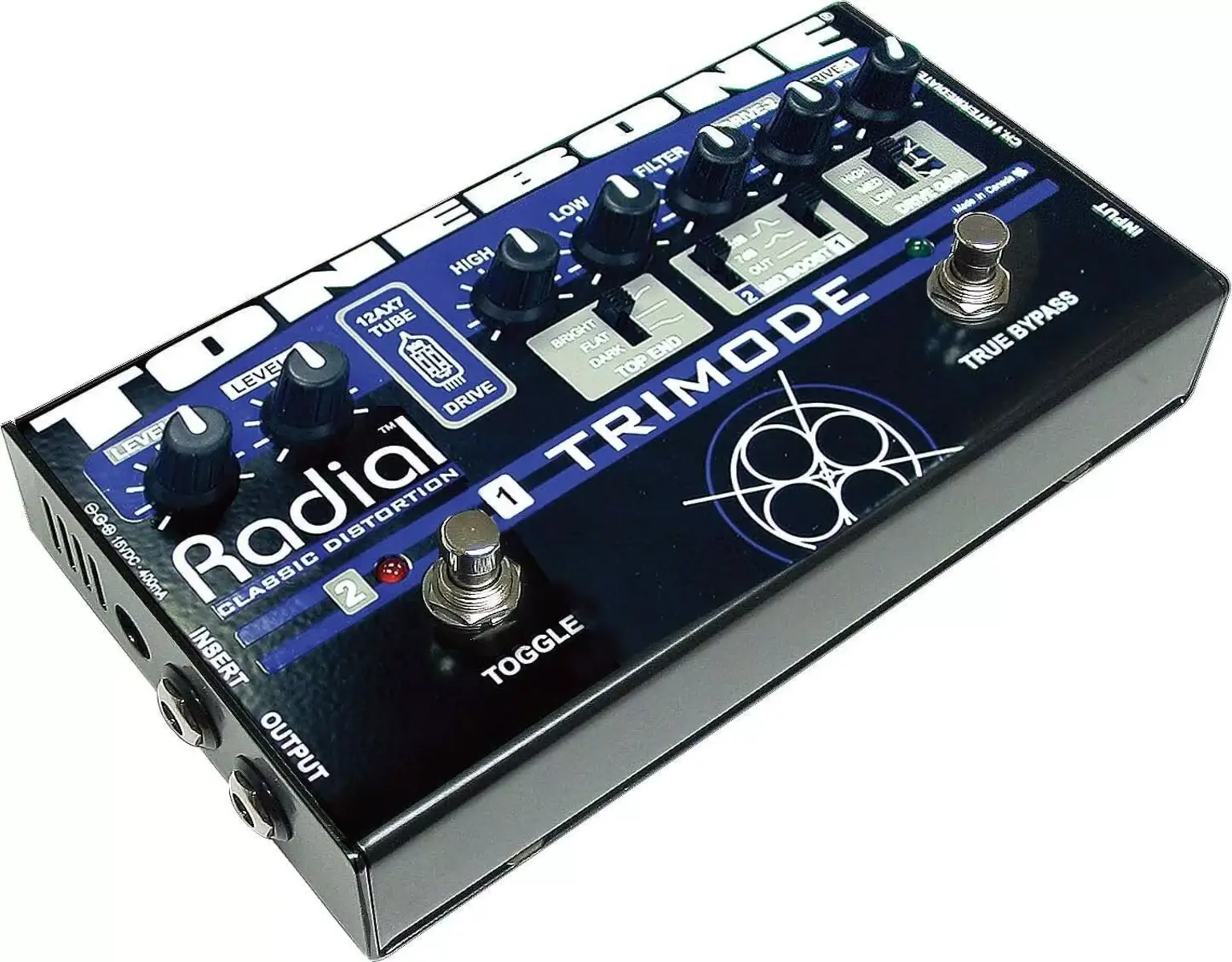 Blues Pedalboard by fulcro featuring Radial Tonebone Trimode Tube Distortion/Overdrive Pedal