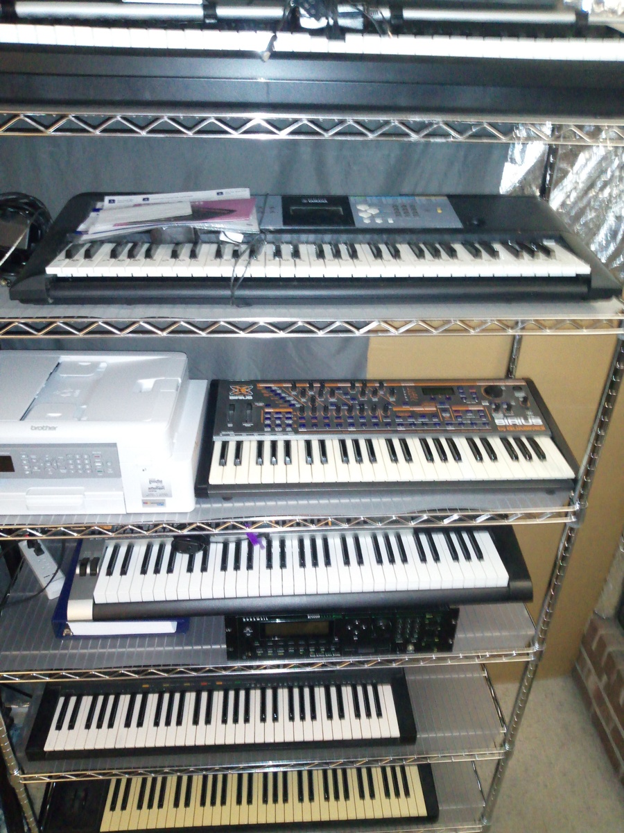 Electronic Studio Setup by dkdivedude featuring Quasimidi Sirius, Casio XW-P1 61-Key Performance Synthesizer, and Casio CT-6000 and 3 more pieces of gear