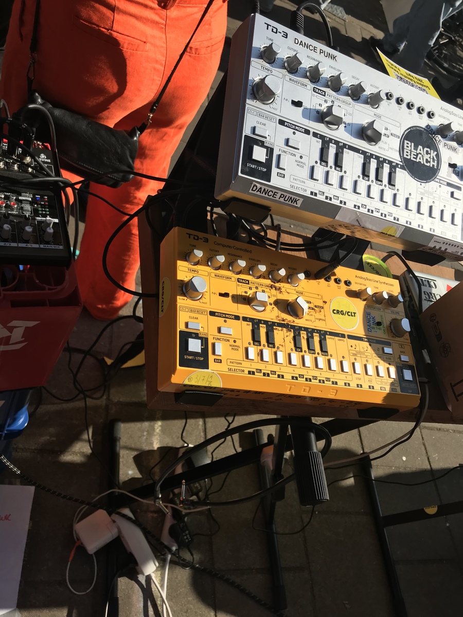 Electronic Synth Setup by jimmyavis featuring Behringer TD-3 AM Yellow Acid Smiley Edition and Behringer TD-3-SR