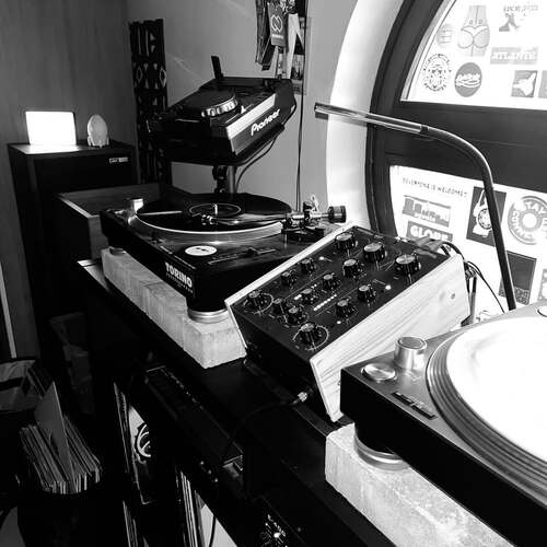 Photo of omnitronic trm 202 and more gear in a DJ
