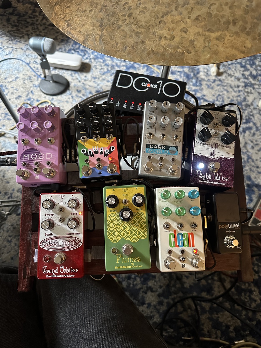 Chase Bliss Audio Pedalboard by droopymccool featuring Chase Bliss Audio MOOD MKII, Chase Bliss Audio Onward, and Chase Bliss Audio Dark World and 6 more pieces of gear